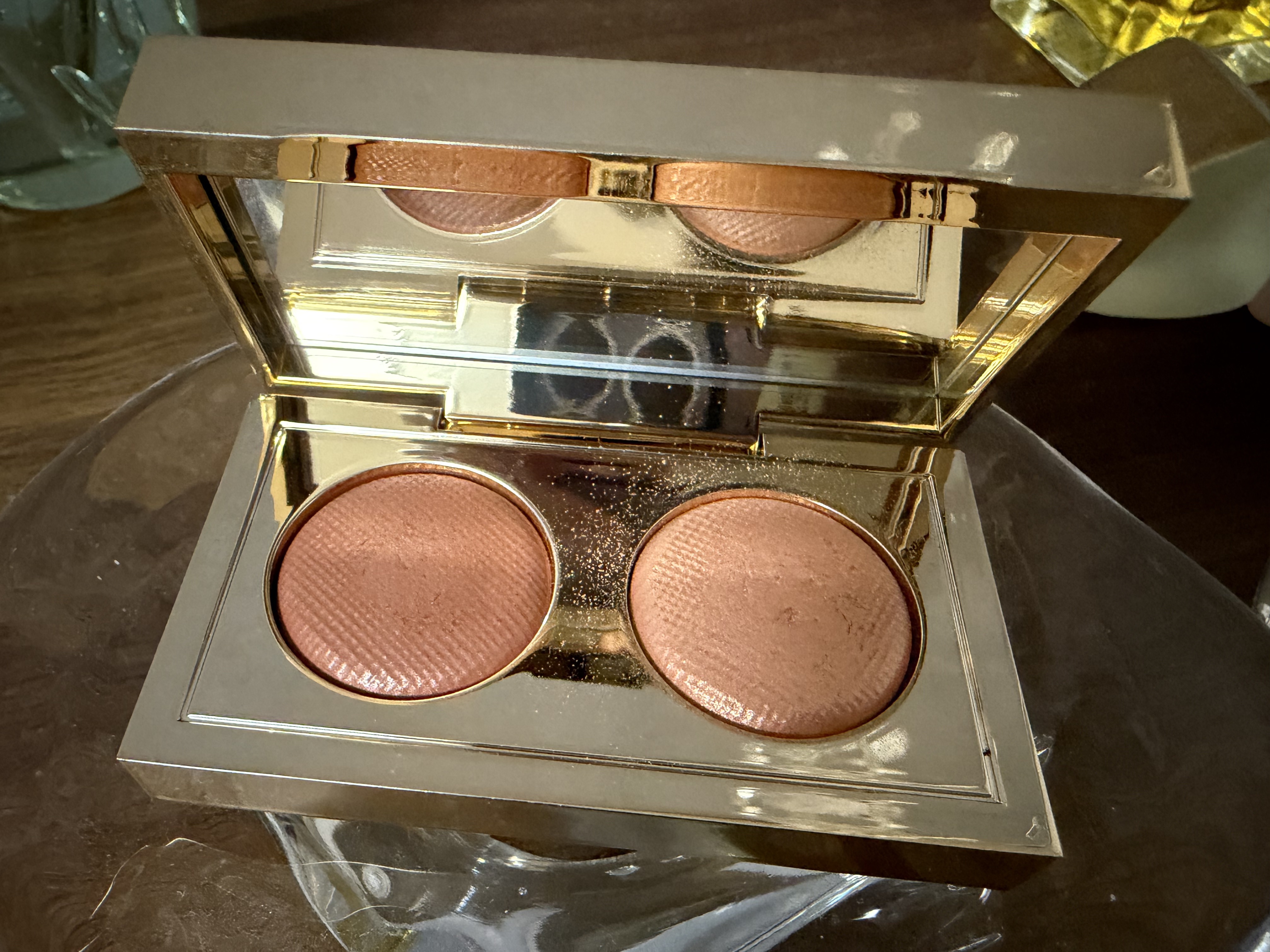 リュクス アイシャドウ デュオ スパークリングコパー/BOBBI BROWN/アイシャドウパレットを使ったクチコミ（1枚目）