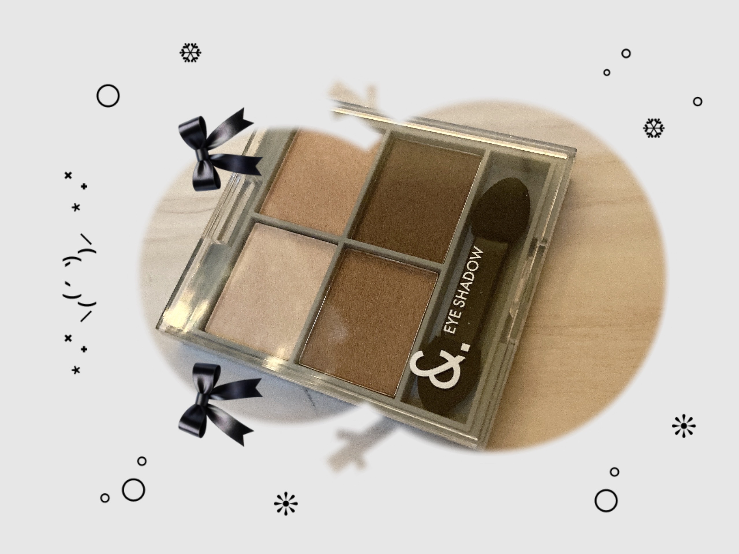 &. アイシャドウパレット/DAISO/アイシャドウパレットを使ったクチコミ（1枚目）