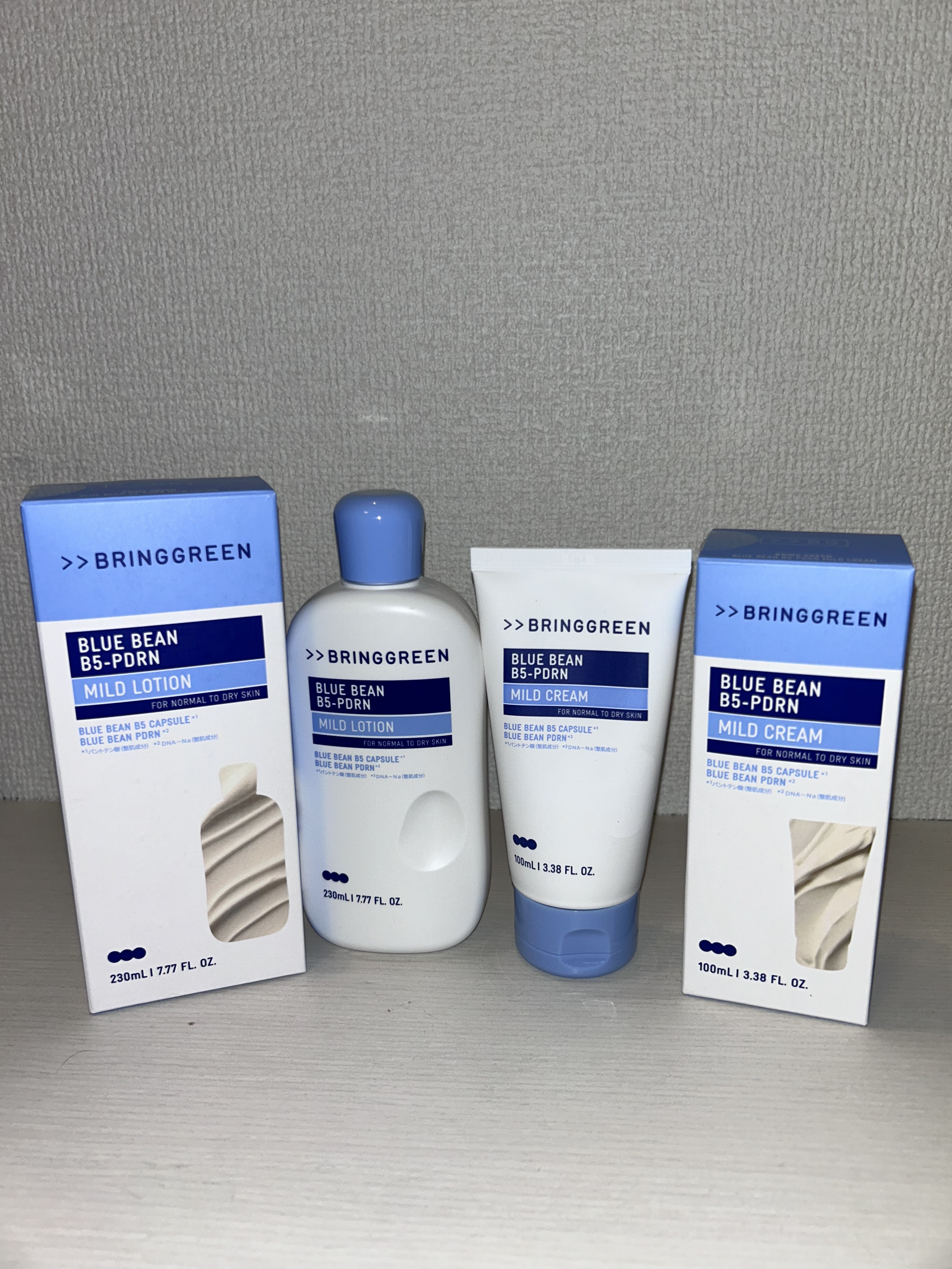 BRING GREEN ブルービーンB5-PDRN™マイルドローションのクチコミ「BRING GREEN

ブルービーンB5-PDRN
マイルドローション／マイルドクリーム

.....」（1枚目）