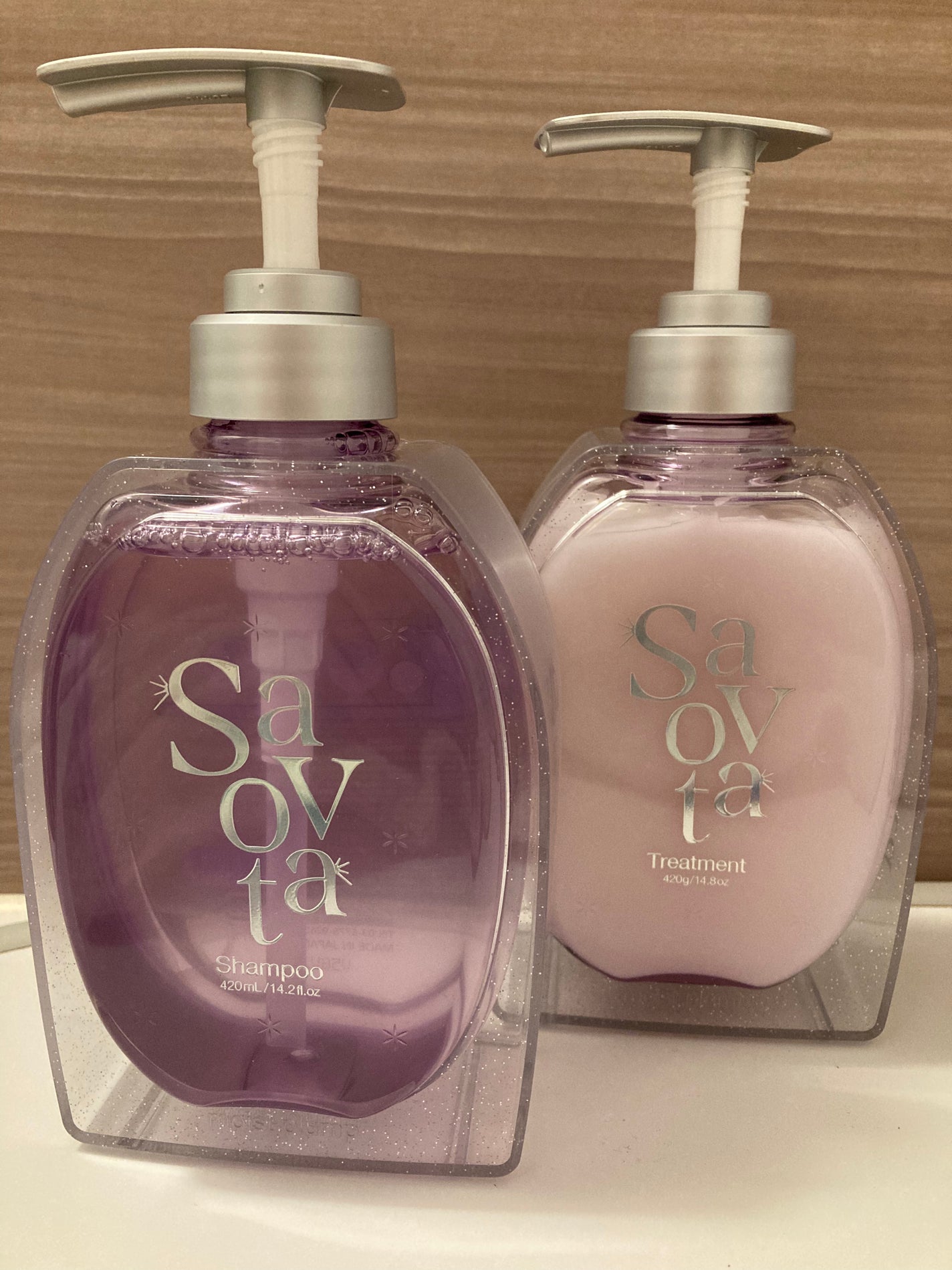 サボンドサボタ モイストプランプペアセット 雪華ラベンダーティー(シャンプー&トリートメント+お試し2連サシェ) /Savon du Savota/その他キットセットを使ったクチコミ(4枚目)