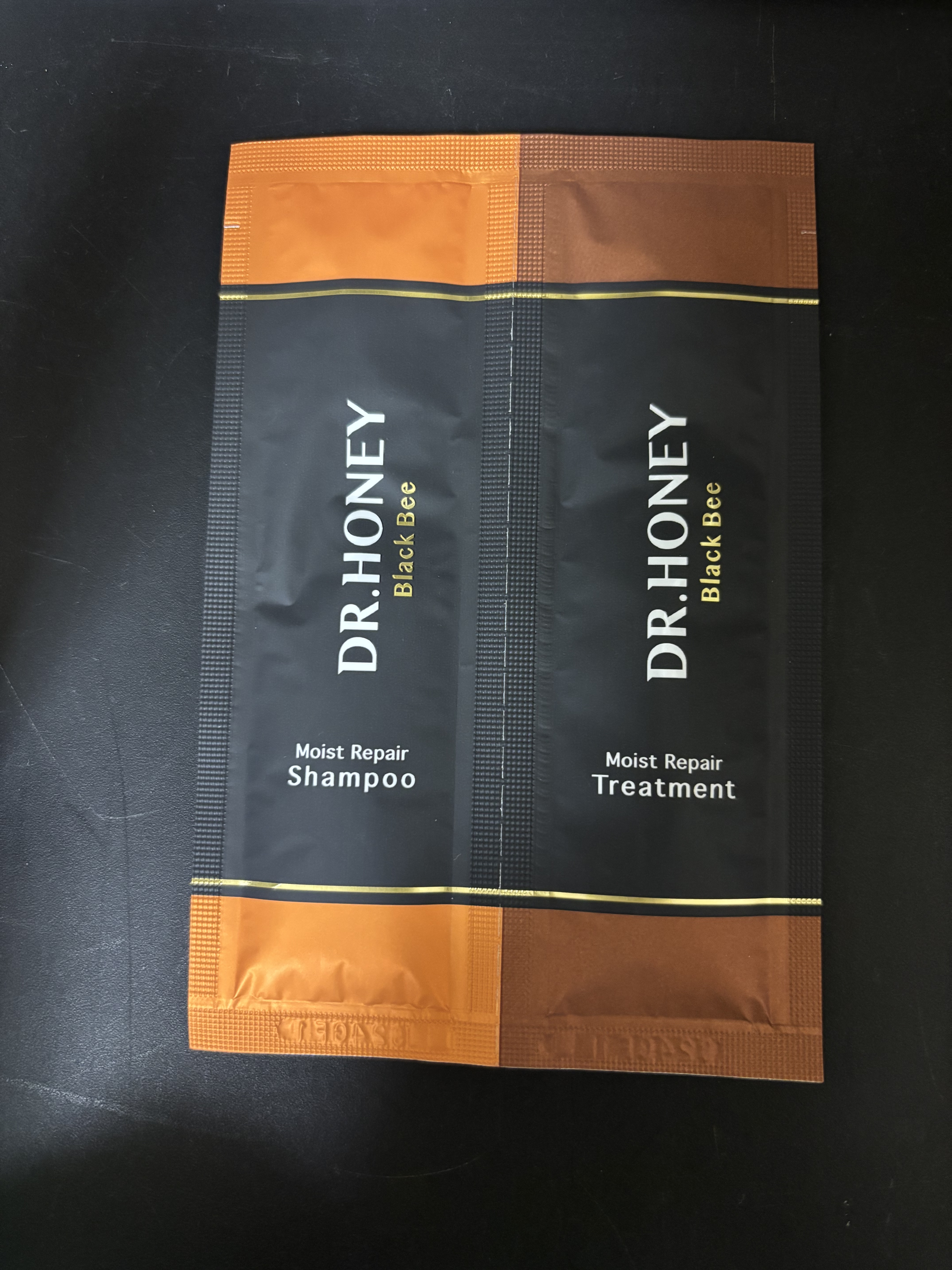 DRハニー ブラックビー モイスト リペア シャンプー/ヘアトリートメント 2連お試し 10mL+10g/DR.HONEY/市販シャンプーを使ったクチコミ（1枚目）