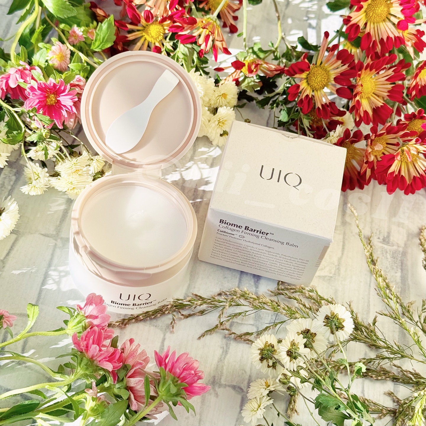 バイオームバリアコラーゲンファーミングクレンジングバーム/UIQ/クレンジングバームを使ったクチコミ（2枚目）
