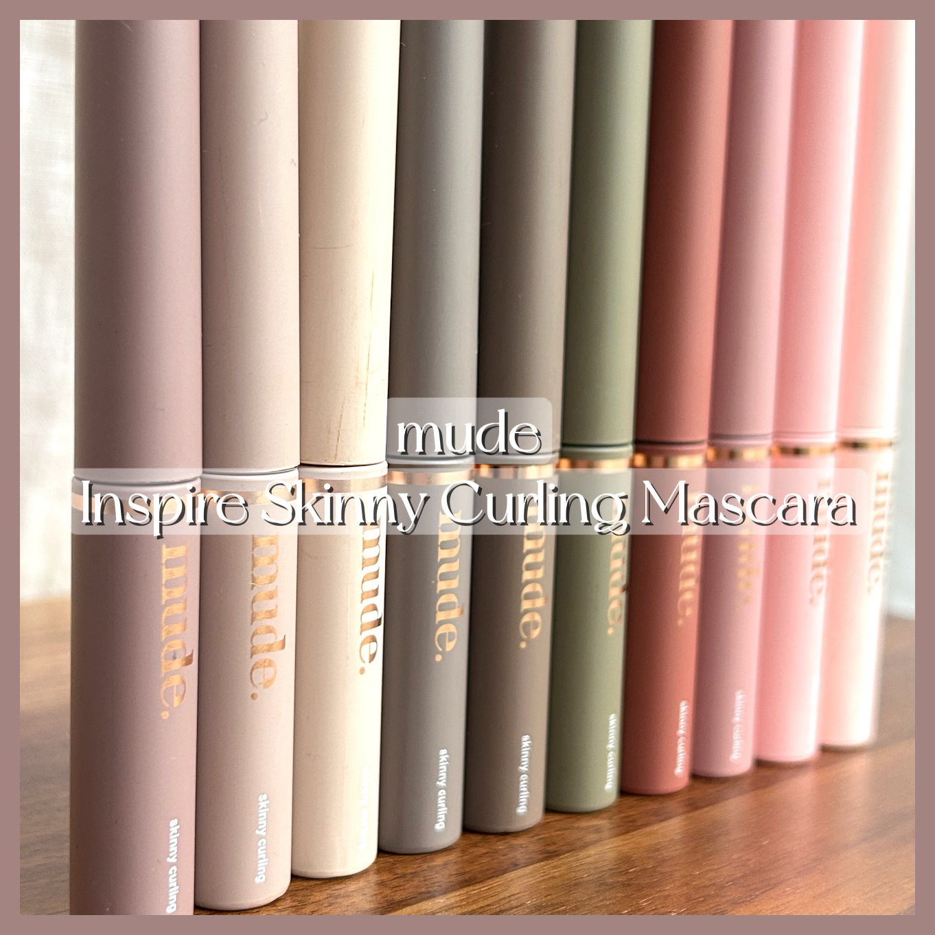 インスパイアスキニーカーリングマスカラ/mude./マスカラを使ったクチコミ（1枚目）