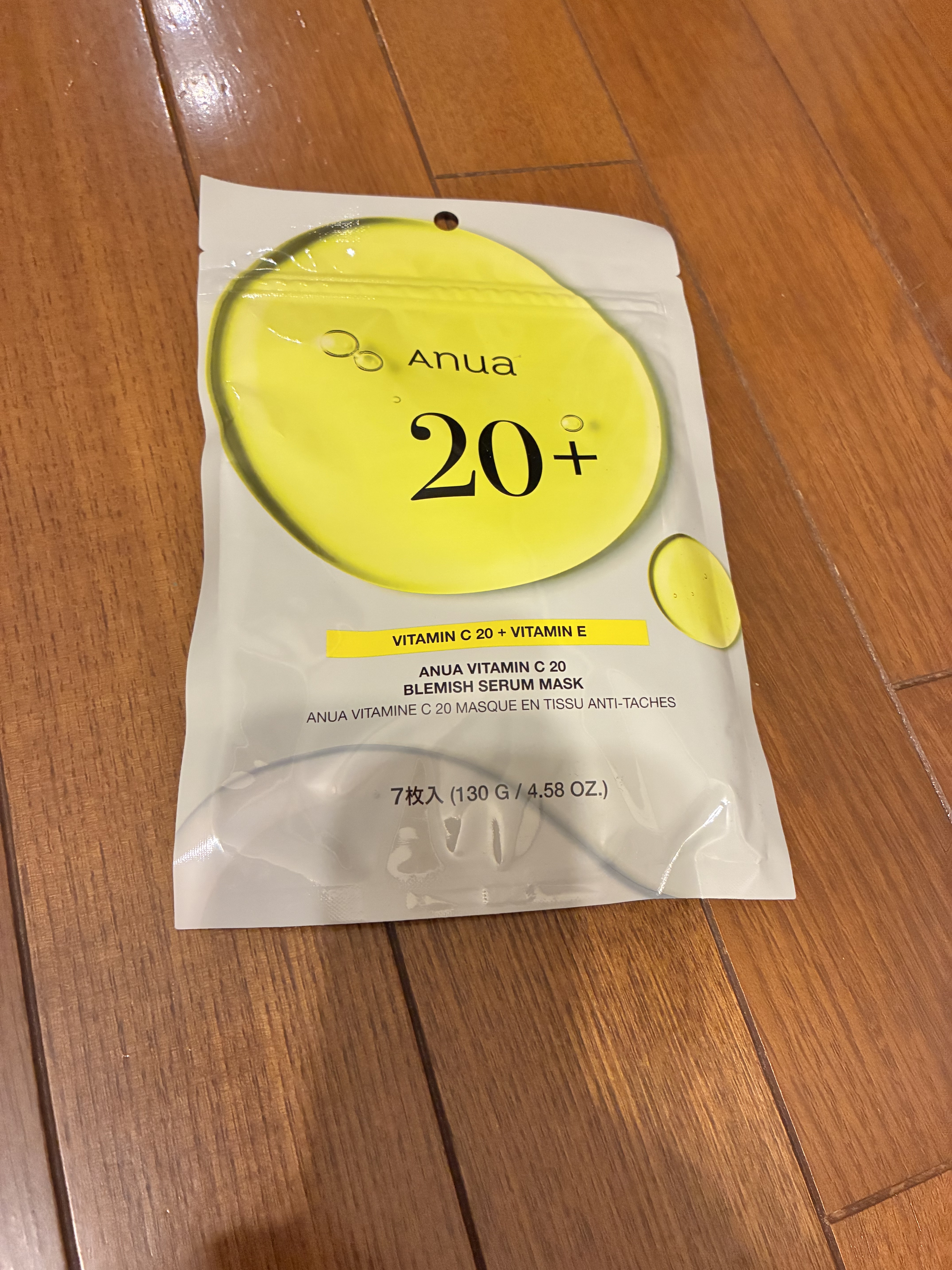 ビタミンC20 ブレミッシュセラムマスク/Anua/シートマスク・パックを使ったクチコミ（1枚目）