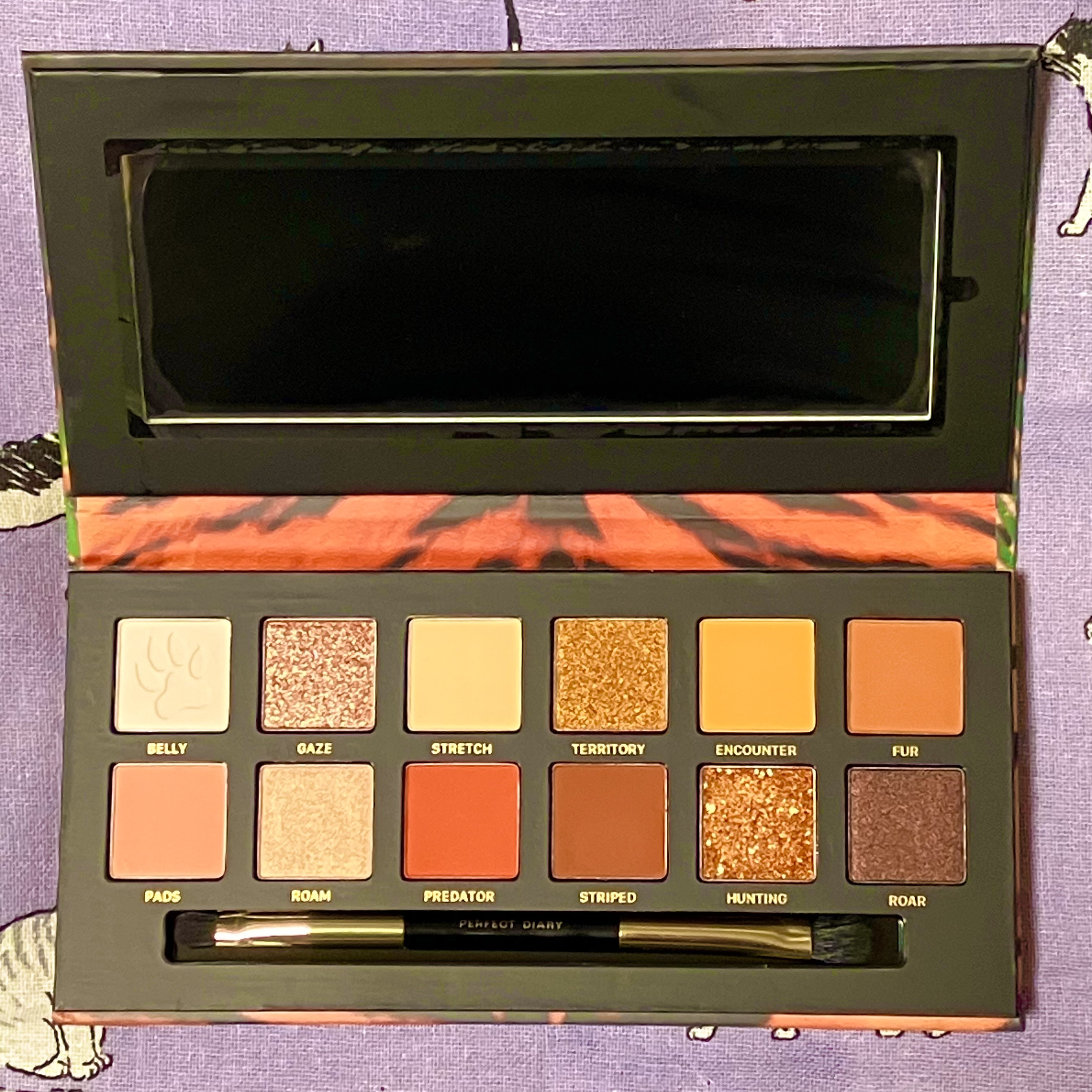 エクスプローラ12色 動物アイシャドウパレット/PERFECT DIARY/アイシャドウパレットを使ったクチコミ（2枚目）