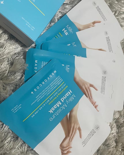 ミルキーモイスチャーハンドマスク/MADFORCOS/ハンドクリームを使ったクチコミ(3枚目)