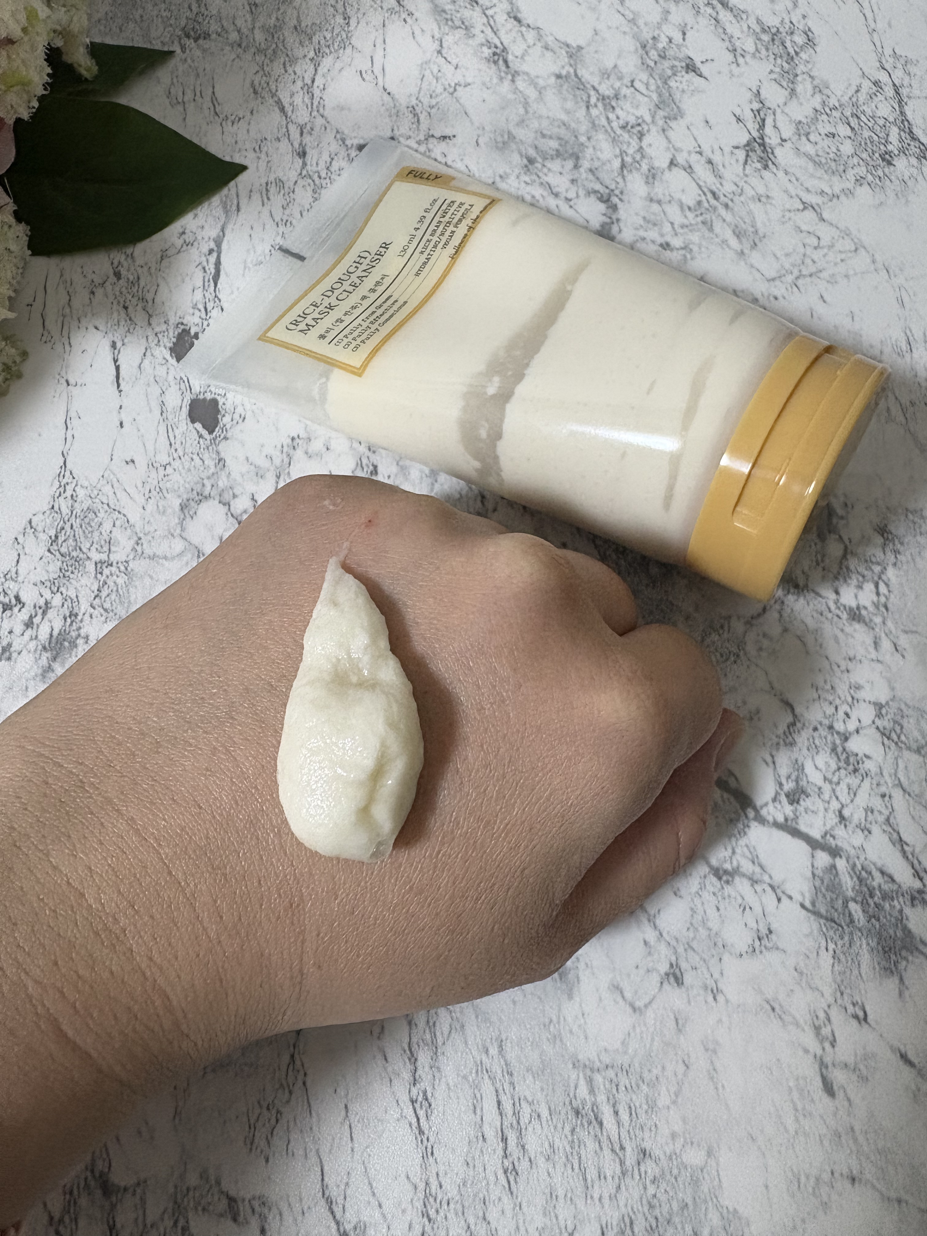 米PDRNマスククレンザー/FULLY/洗顔フォームを使ったクチコミ（3枚目）