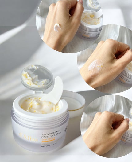 ホワイトトリュフダブルセラムアンドクリーム/ダルバ/フェイスクリームを使ったクチコミ(6枚目)