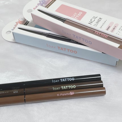 1DAY TATTOO ペンシルアイライナー/K-パレット/ペンシルアイライナーを使ったクチコミ(1枚目)