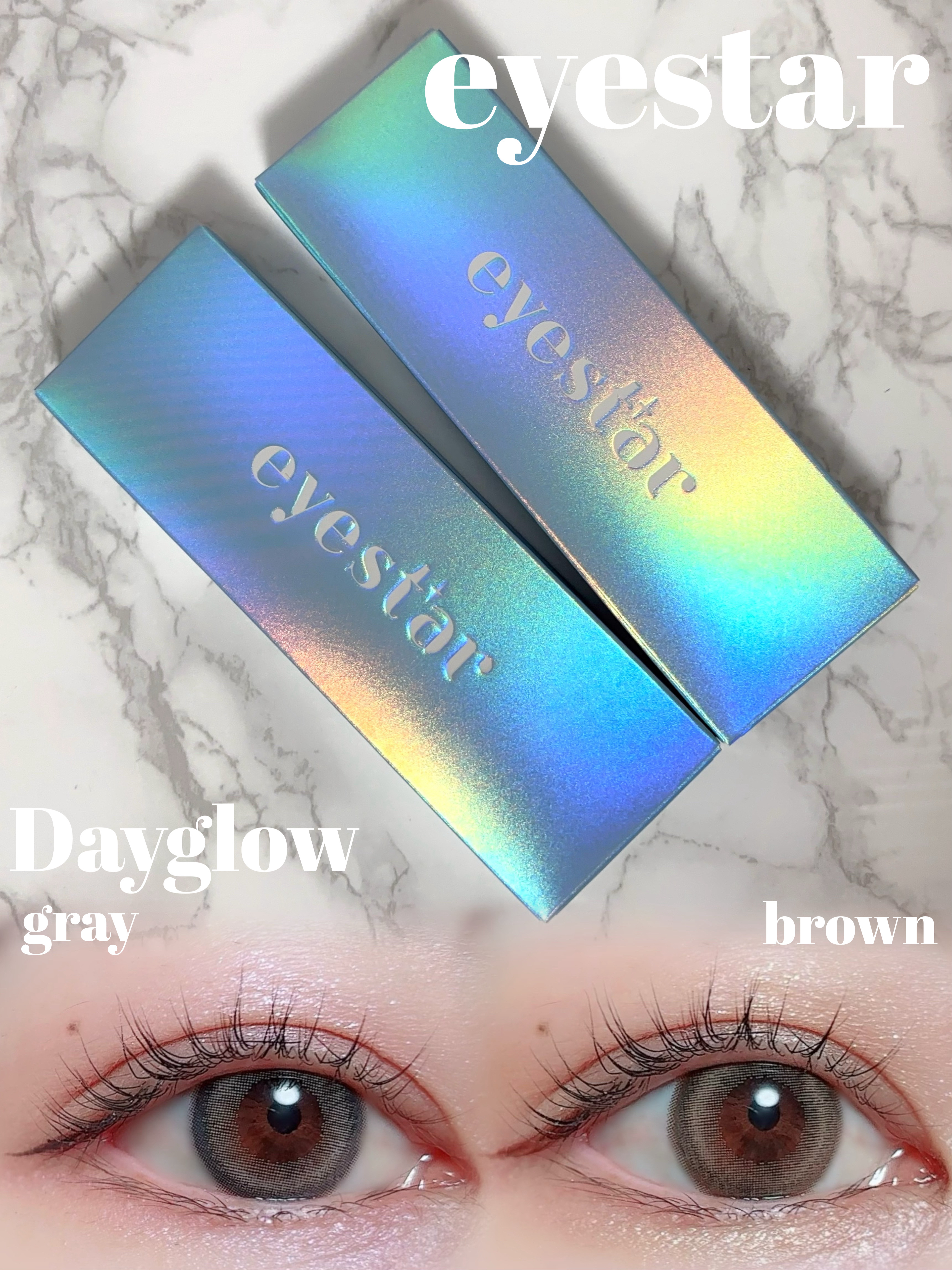 eyestar 1day デイグローグレー /eyestar/ワンデー（１DAY）カラコンを使ったクチコミ（1枚目）