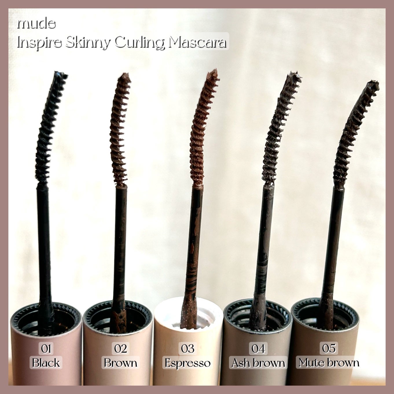 インスパイアスキニーカーリングマスカラ/mude/マスカラを使ったクチコミ(2枚目)