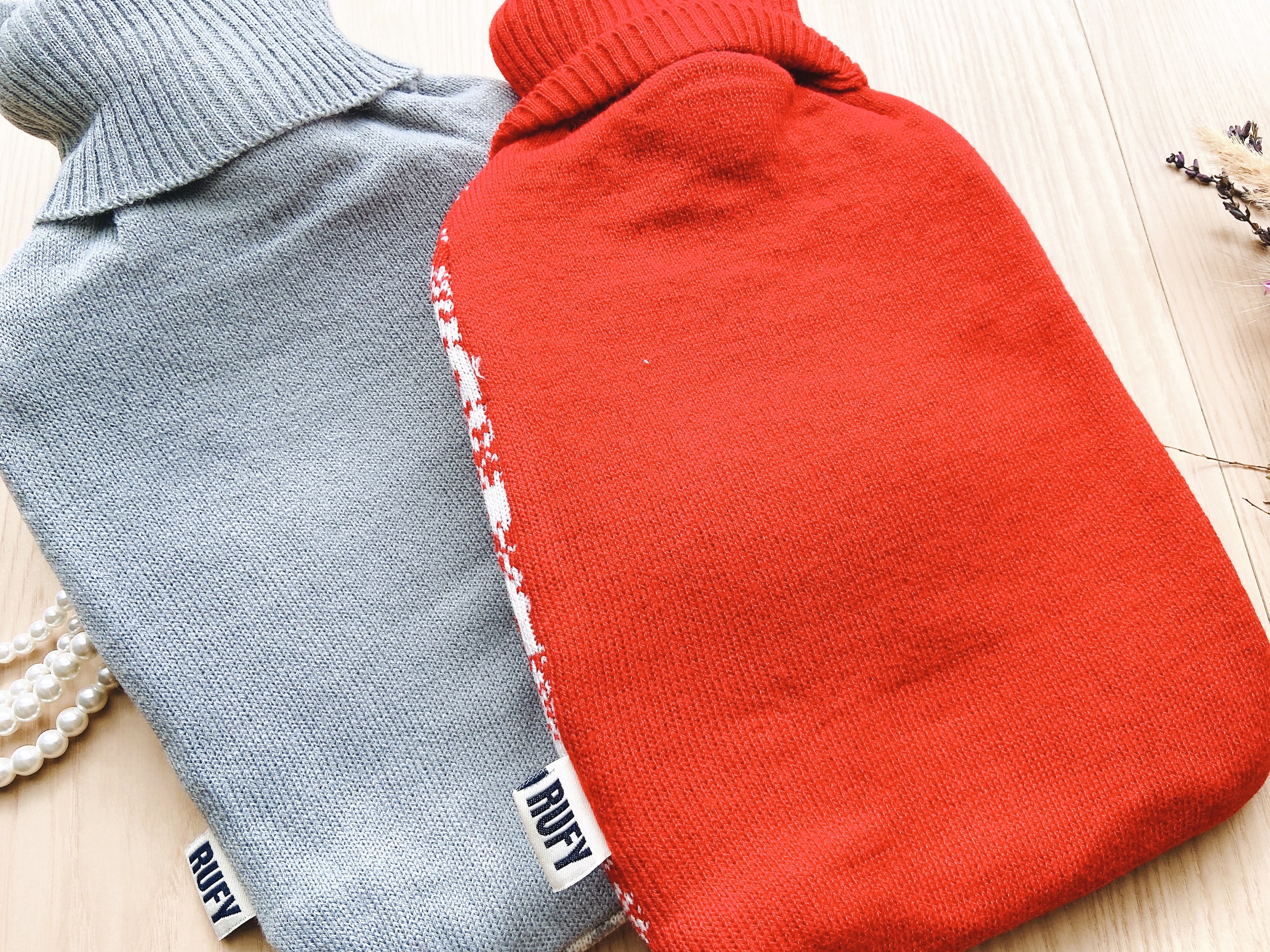 湯たんぽ　北欧柄ニット製カバー付き/SEUL BLEU JAPAN/その他を使ったクチコミ（3枚目）