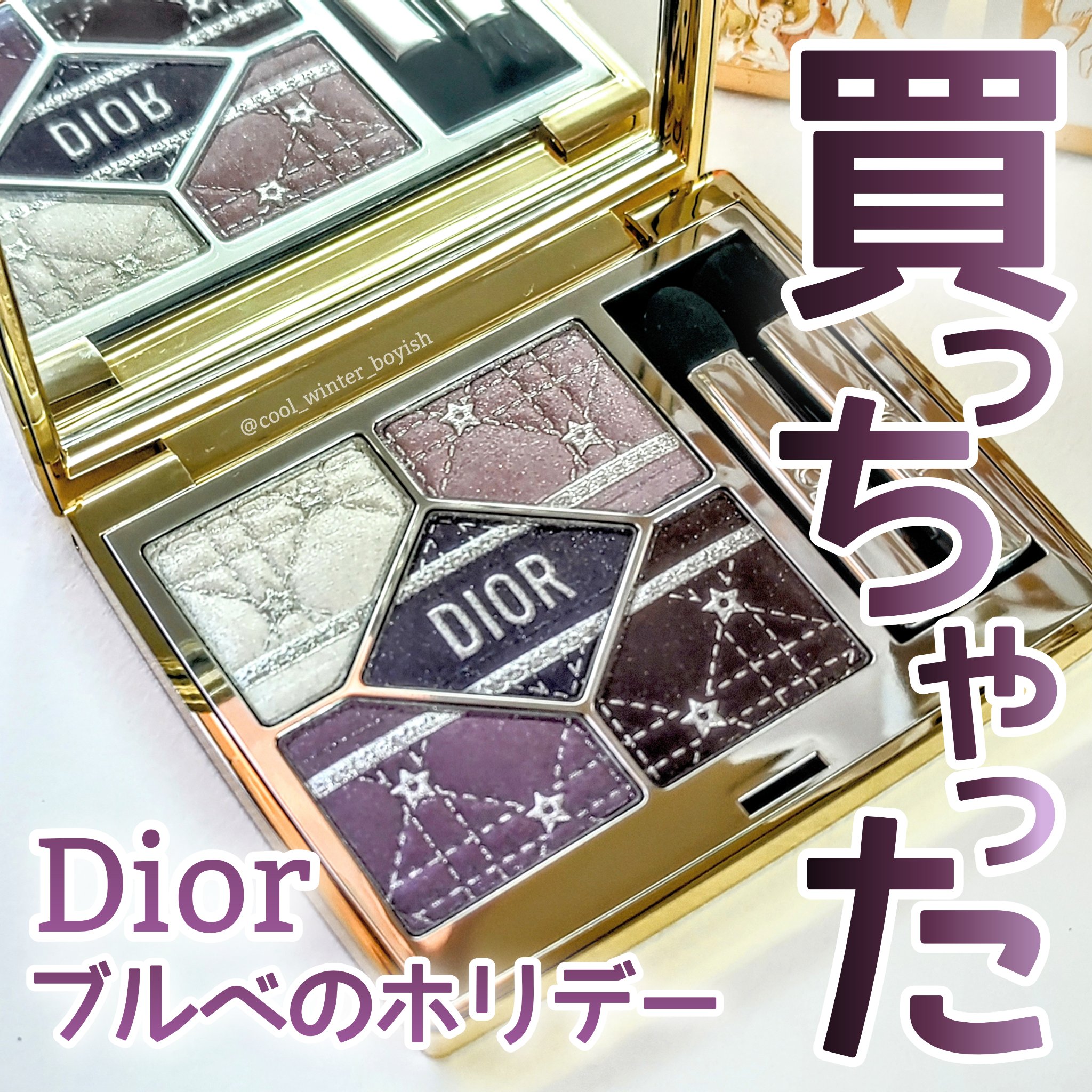 ディオールショウ サンク クルール（ホリデーコレクション 2025 限定品）/Dior/アイシャドウを使ったクチコミ（1枚目）