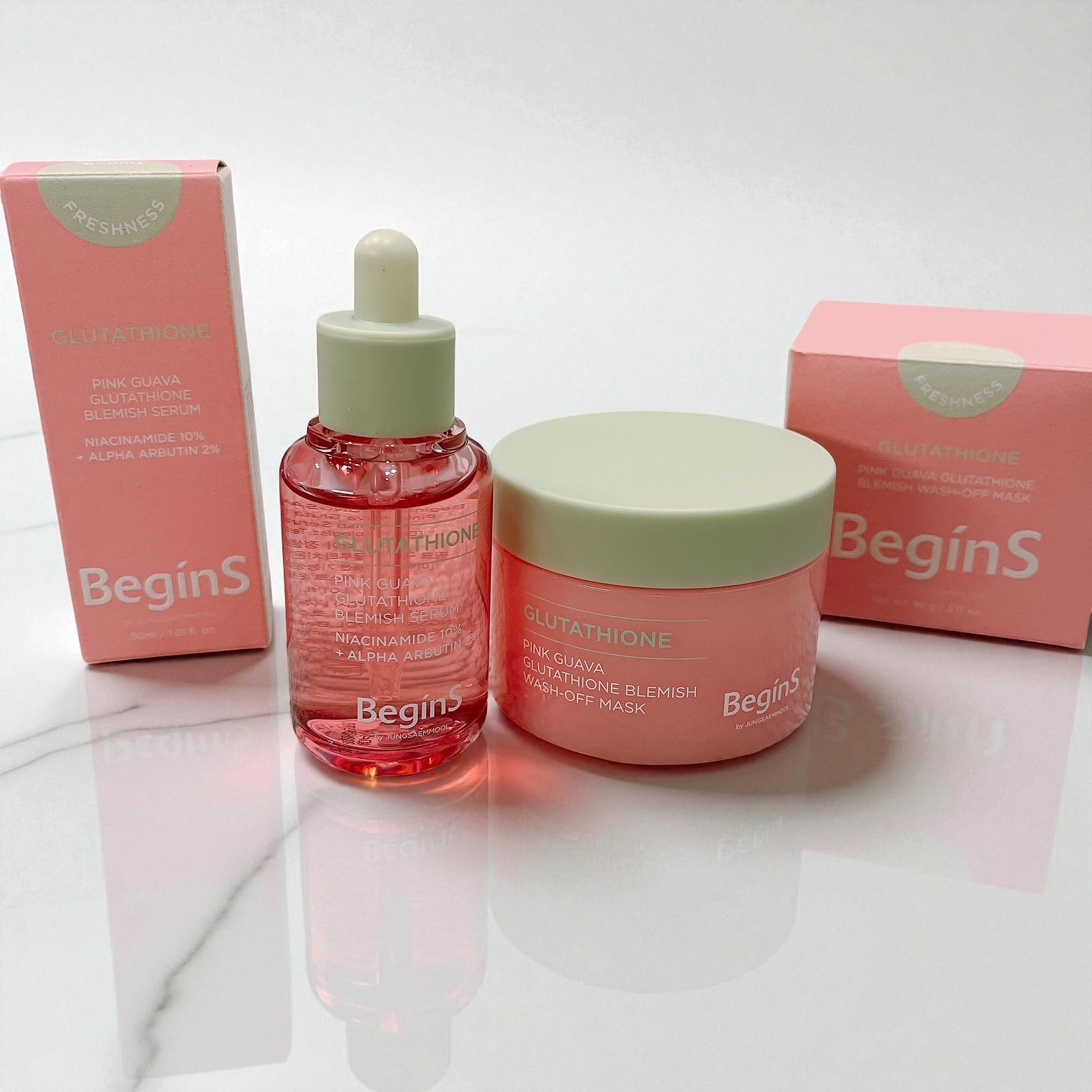 ビギンスバイジョンセンムルピンクGBセラム/BeginS by JUNGSAEMMOOL/美容液を使ったクチコミ（1枚目）