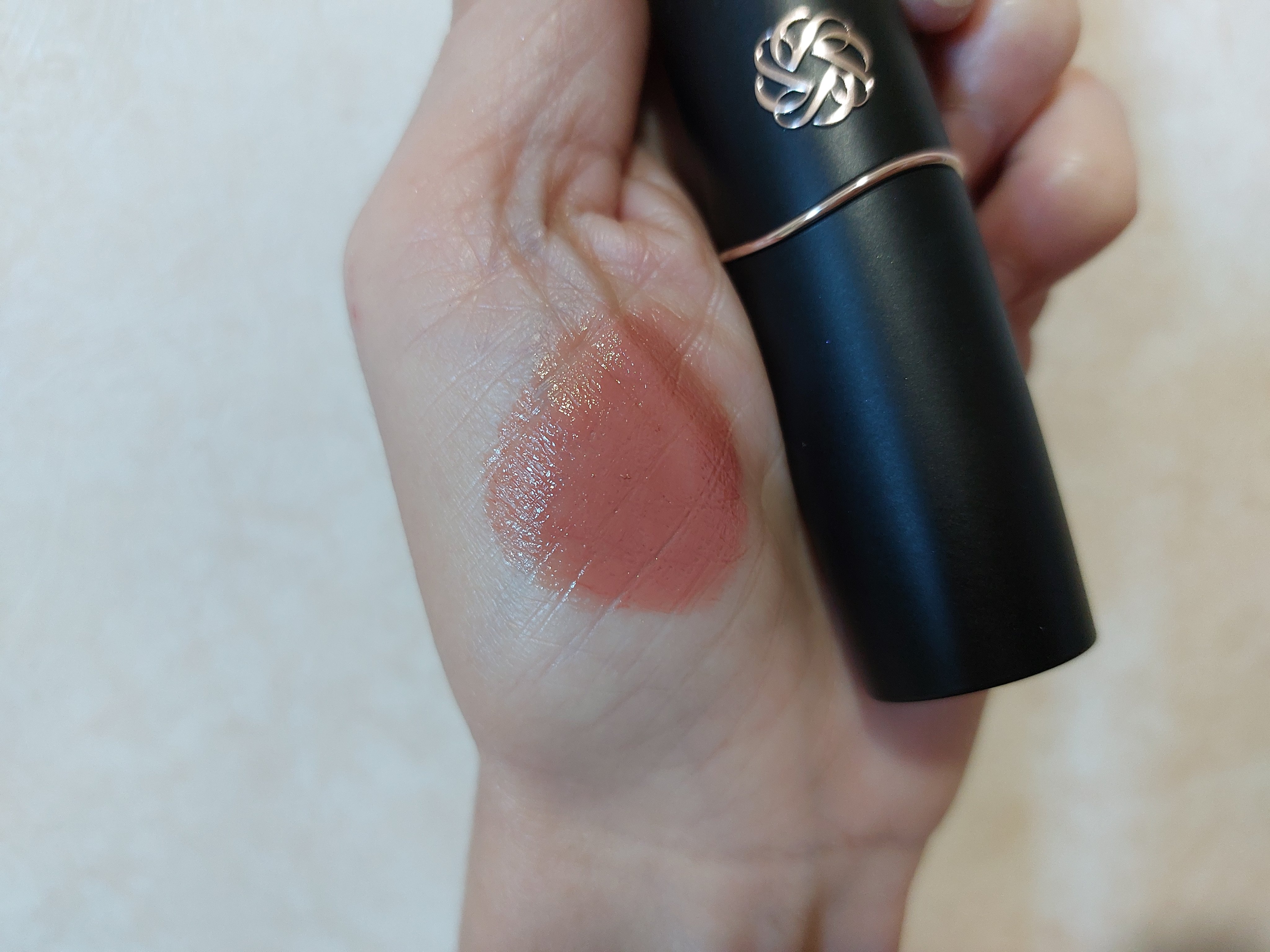 ルージュデコルテ　クリームグロウ 25G mauve beige/DECORTÉ/口紅を使ったクチコミ（1枚目）