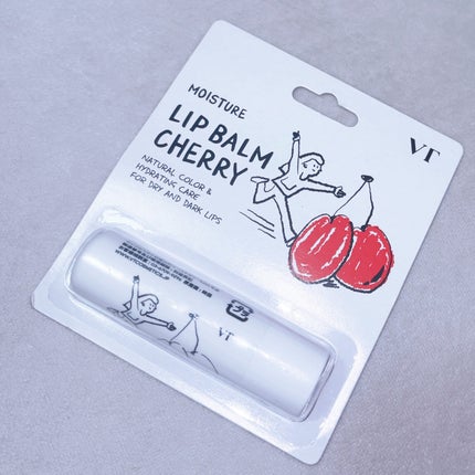 モイスチャーリップバーム チェリー/VT/リップバームを使ったクチコミ(5枚目)