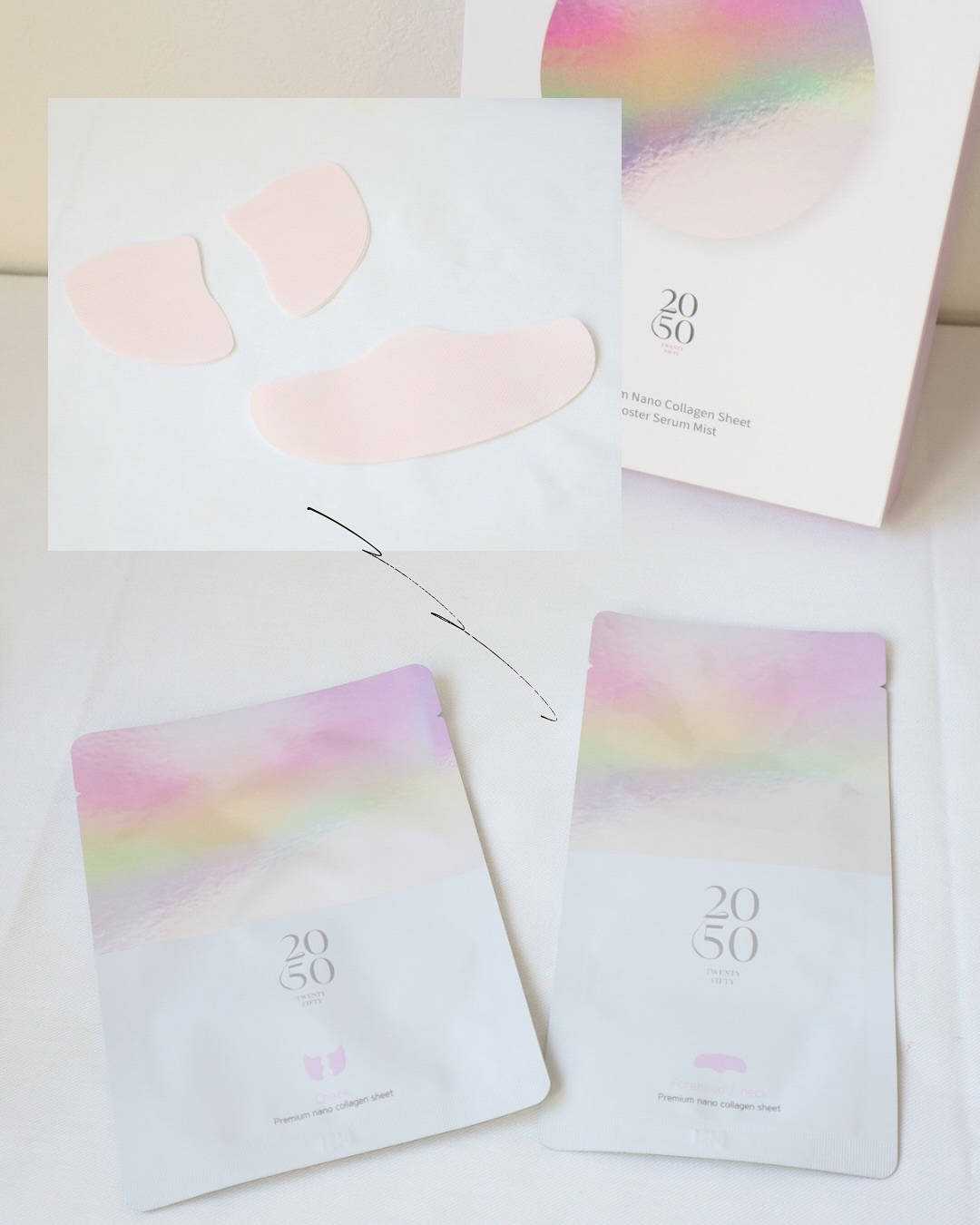 プレミアムコラーゲンシート ミストセット/2050 TWENTY FIFTY/スキンケアキットを使ったクチコミ（2枚目）