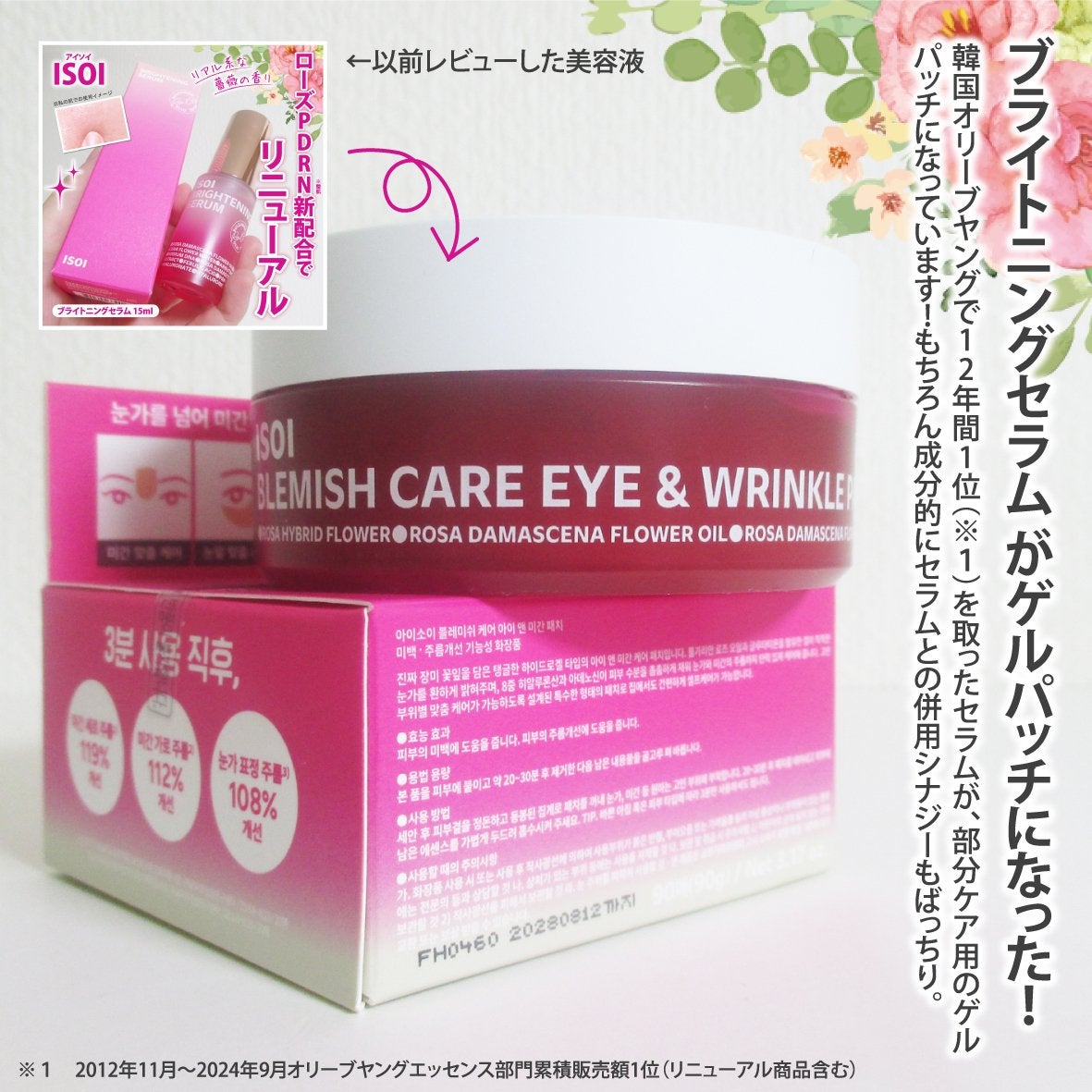 アイソイ 目元集中ケア アイゲルパッチ /ISOI/アイケア・アイクリームを使ったクチコミ(2枚目)