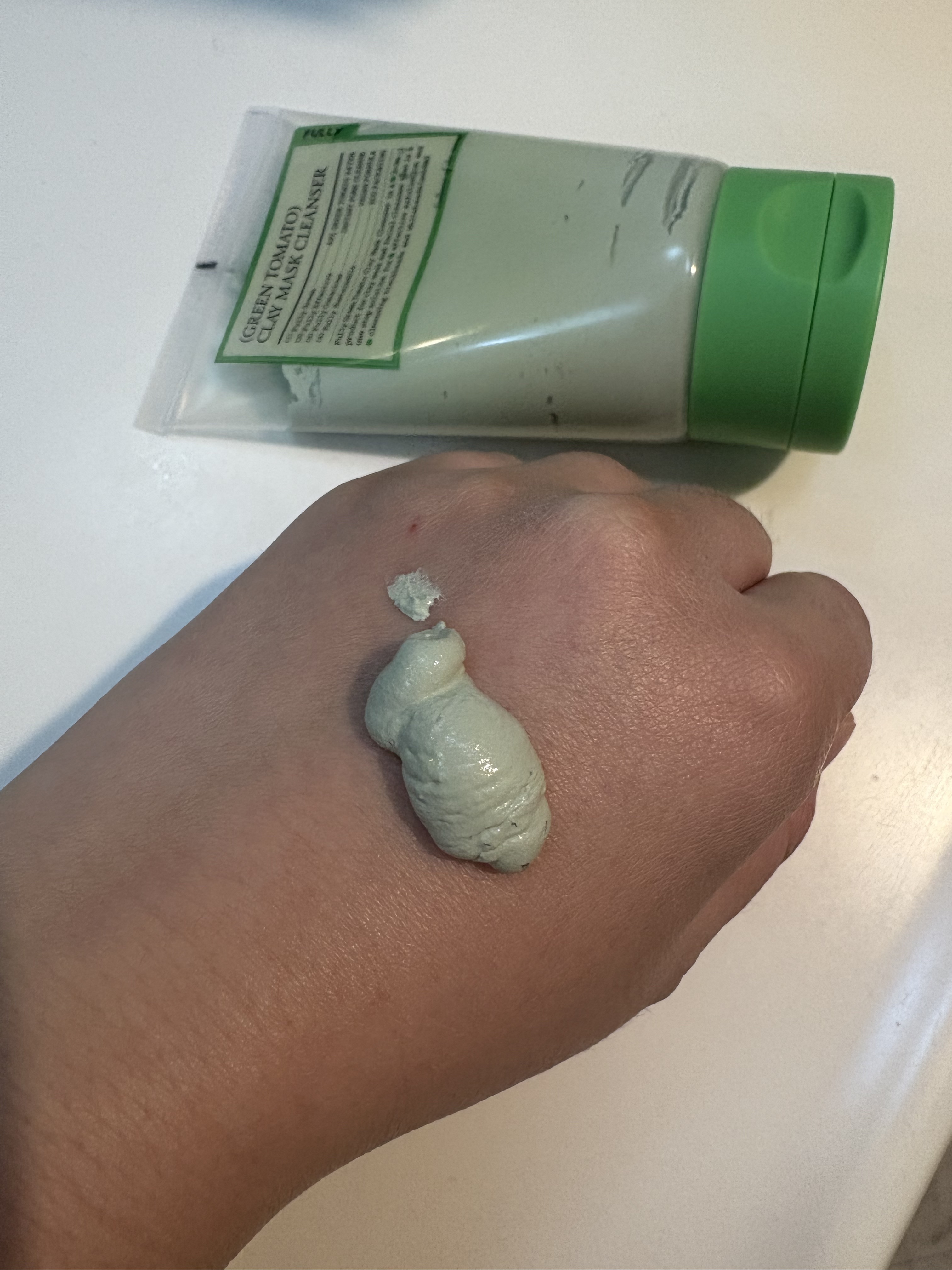 グリーントマトクレイマスククレンザー/FULLY/洗い流すパック・マスクを使ったクチコミ（3枚目）
