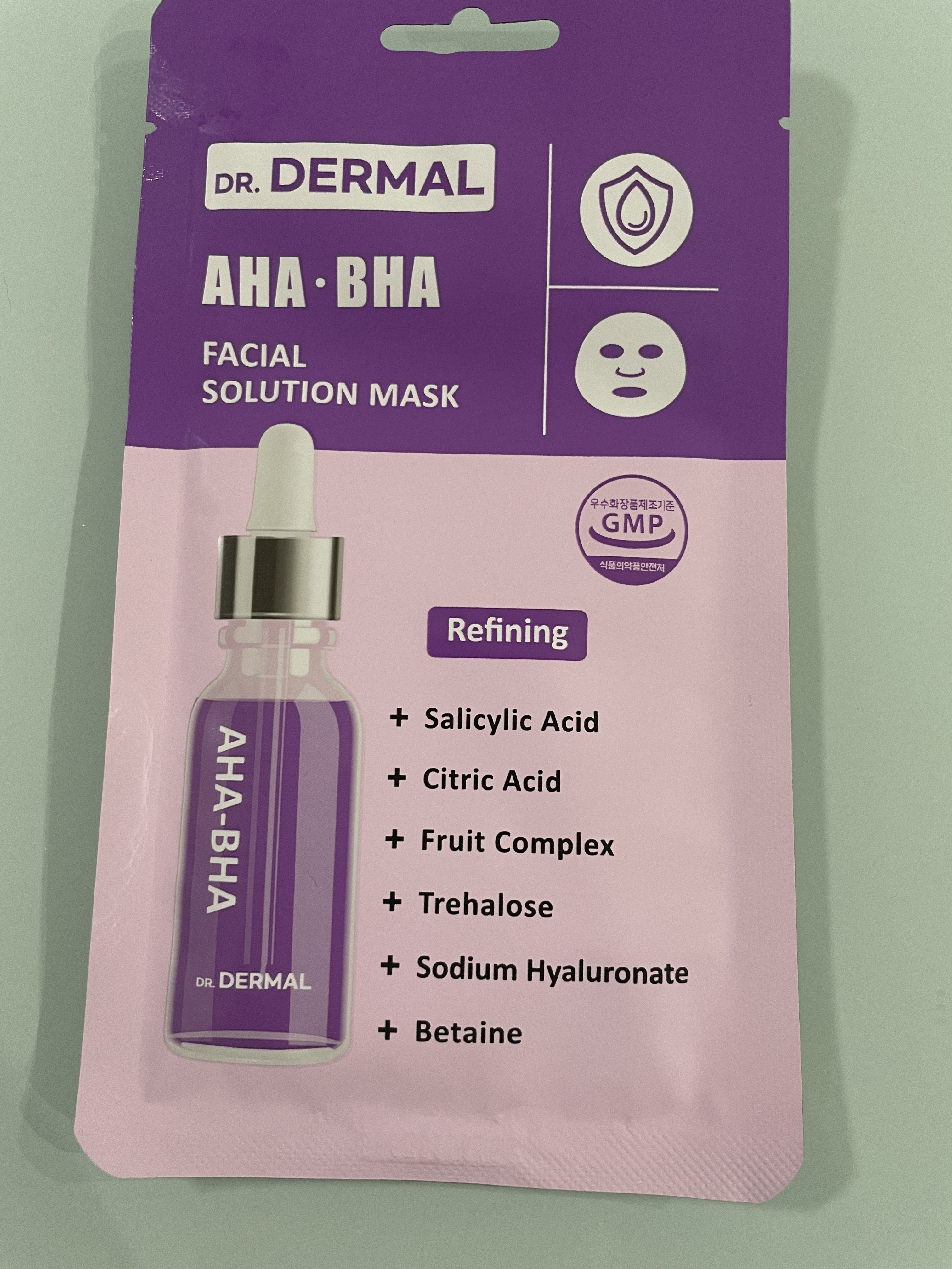 Dr.DERMALフェイシャルソリューションマスク/Dr.DERMAL/シートマスク・パックを使ったクチコミ（1枚目）