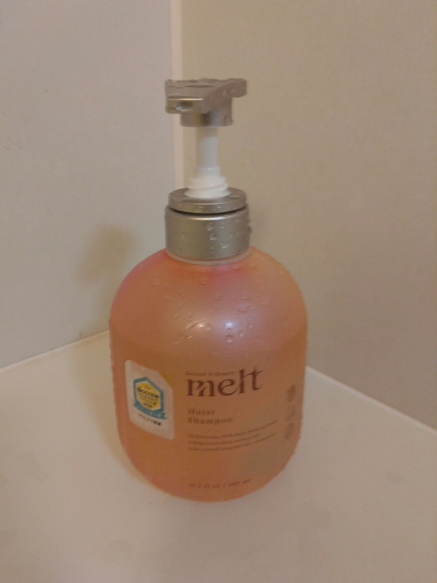 メルト モイストシャンプー／トリートメント シャンプーポンプ(480ml)/melt/市販シャンプーを使ったクチコミ（1枚目）