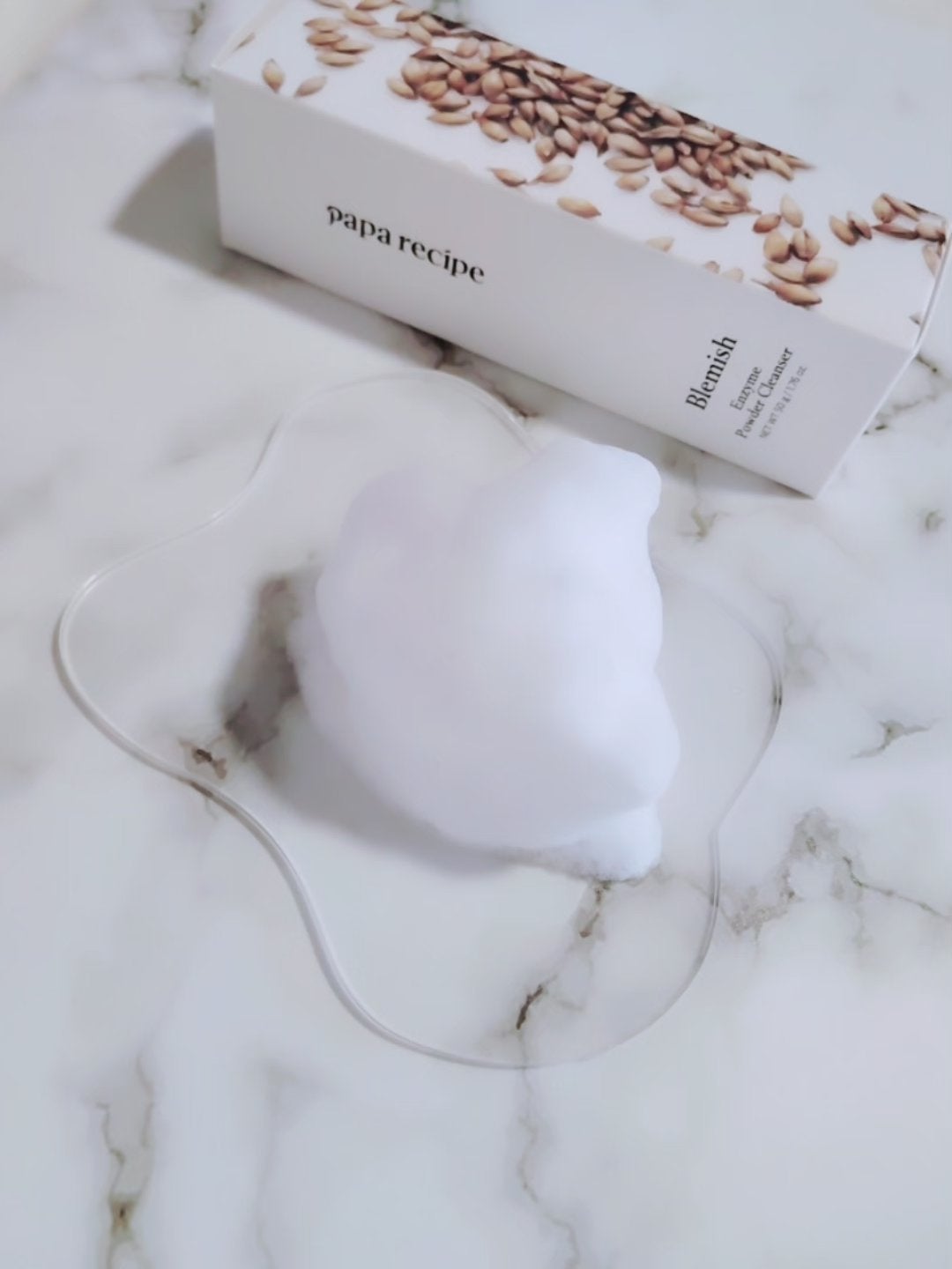 ブレミッシュ 酵素 洗顔パウダー/PAPA RECIPE/洗顔パウダーを使ったクチコミ(3枚目)