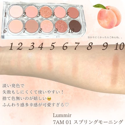 ライトオンアイズシャドウパレット/ルミル/アイシャドウパレットを使ったクチコミ(3枚目)