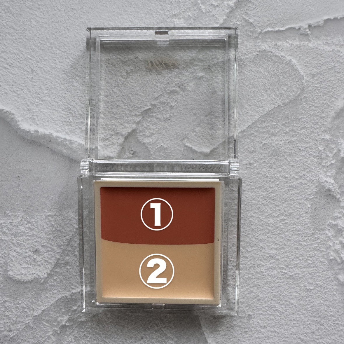 カラーデュオ トリック コンシーラー/Visée/パレットコンシーラーを使ったクチコミ（3枚目）