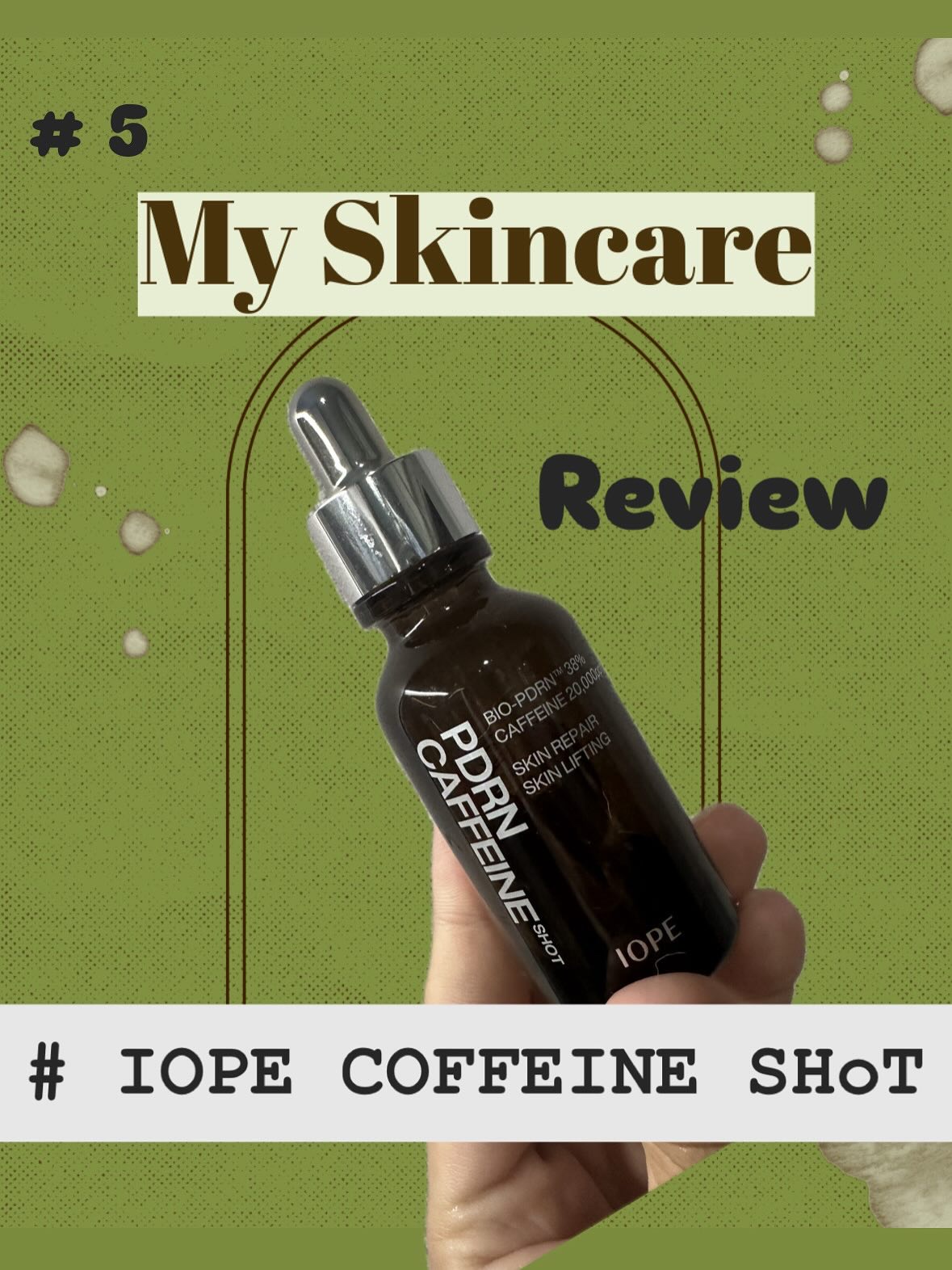PDRNカフェインショット/IOPE/美容液を使ったクチコミ（1枚目）