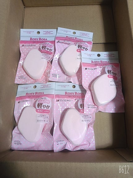 シフォンタッチスポンジN ダイヤ型/ロージーローザ/パフ・スポンジを使ったクチコミ(2枚目)