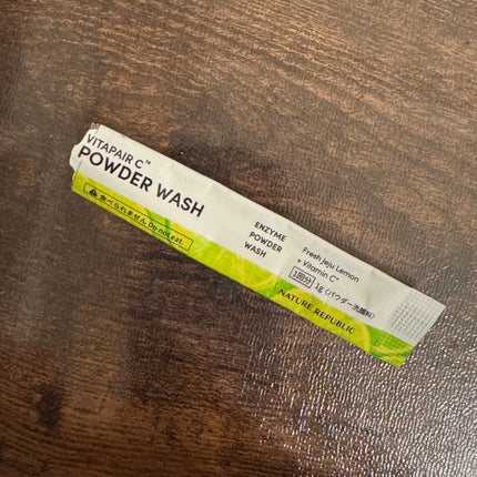 ビタペアC酵素洗顔パウダー/ネイチャーリパブリック/洗顔パウダーを使ったクチコミ(1枚目)