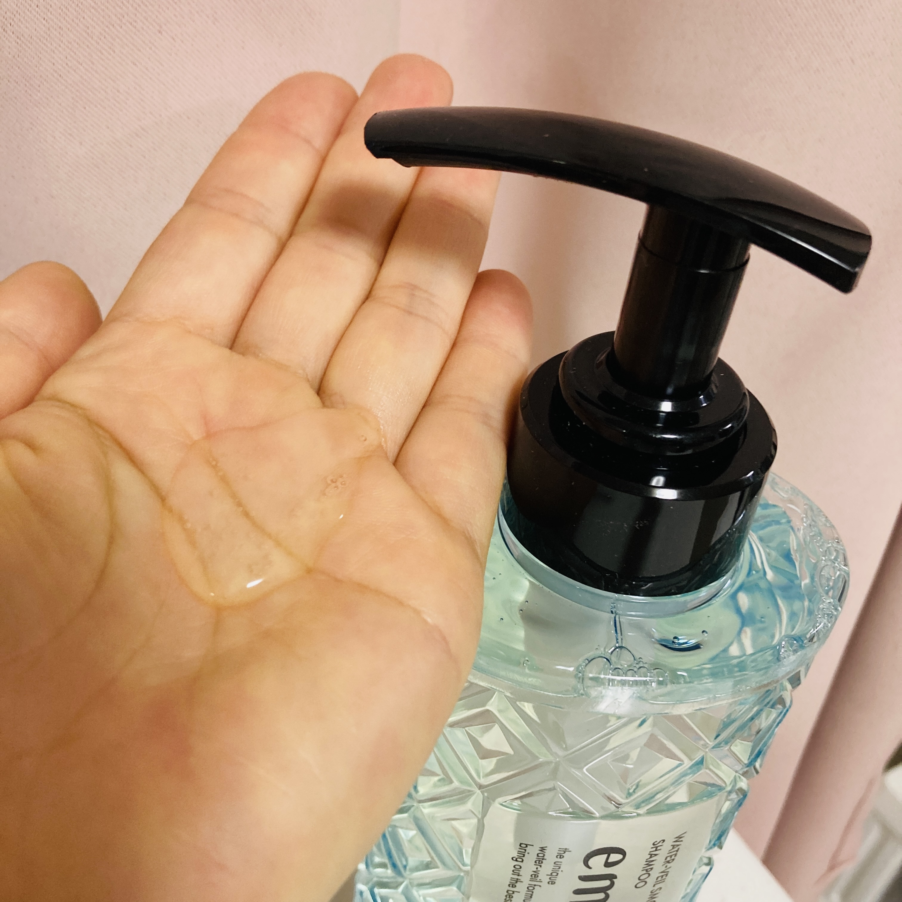 ウォーターベール スムース シャンプー／トリートメント/emplir/市販シャンプーを使ったクチコミ（2枚目）