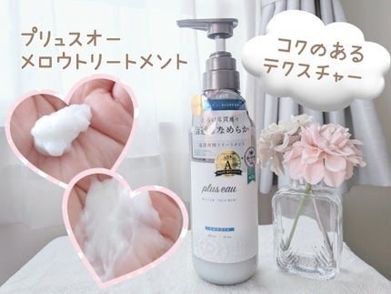 メロウシャンプー/メロウトリートメント/plus eau/市販シャンプーを使ったクチコミ(3枚目)