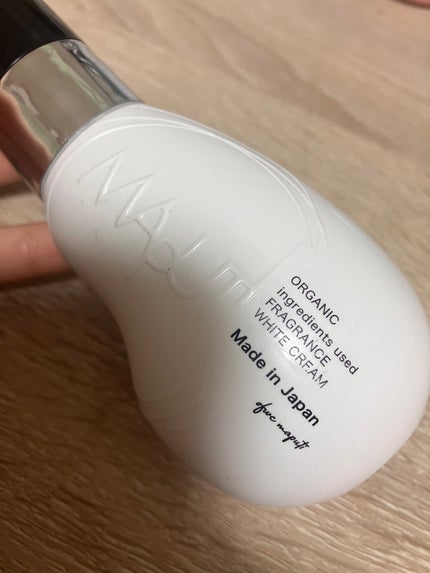 オーガニックフレグランスホワイトクリーム/MAPUTI/デリケートゾーンケアを使ったクチコミ(1枚目)