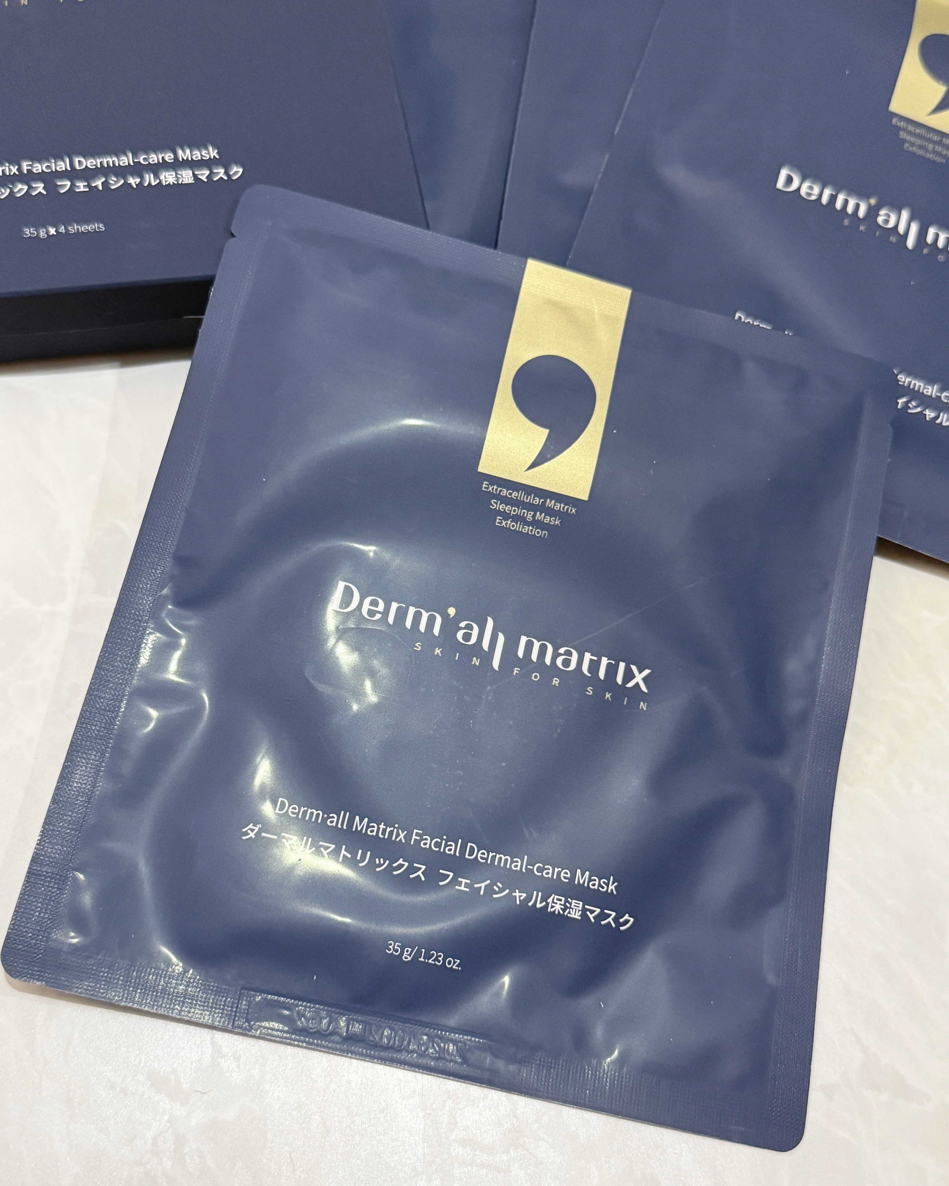 フェイシャル保湿パック 1箱（4シート） / Dermall matrix(ダーマル
