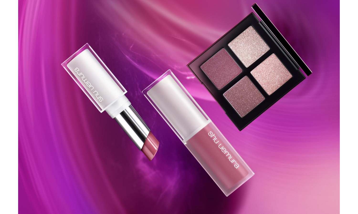 シュウ ウエムラからピンクルックの春コレクションが登場