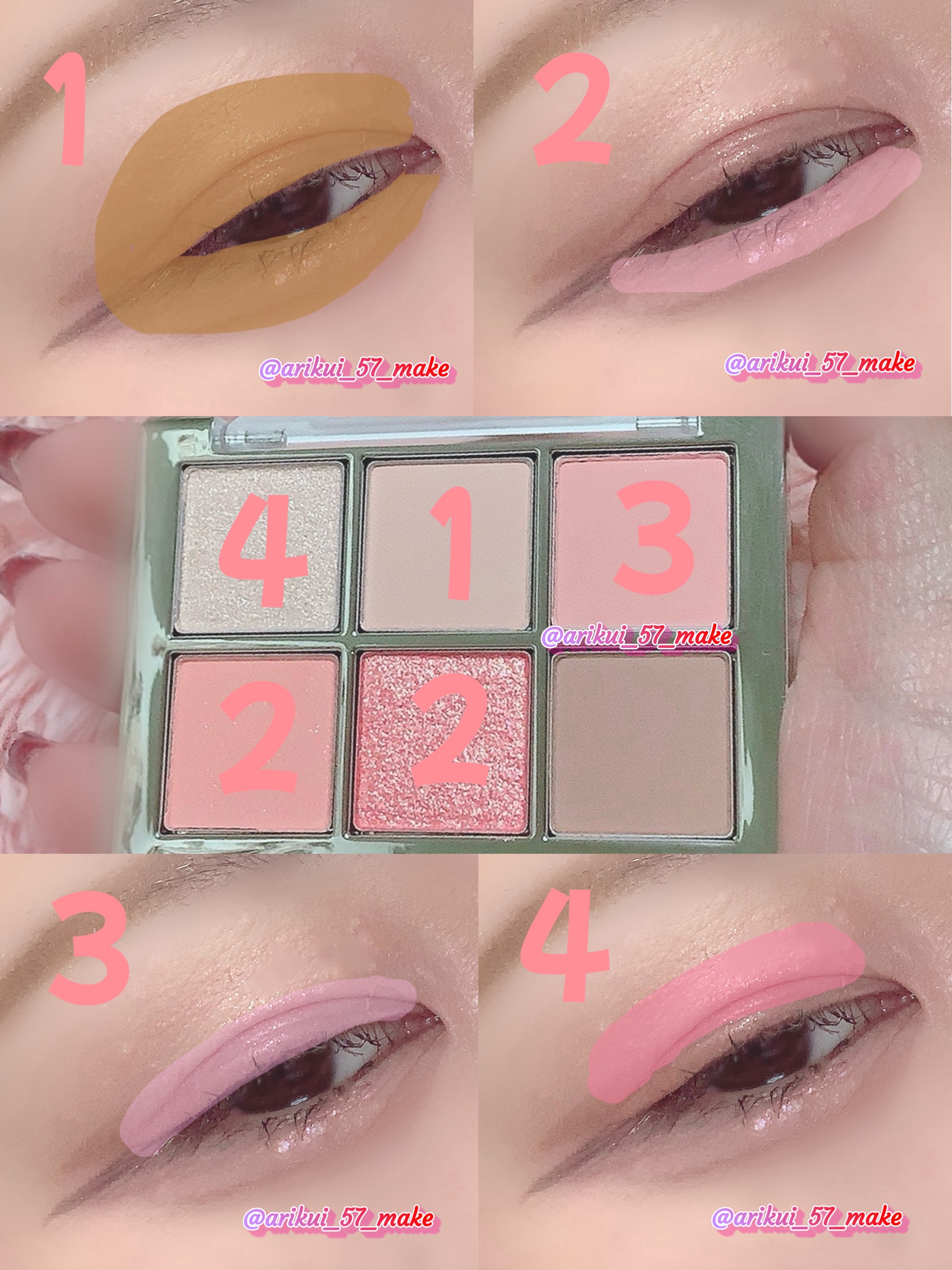 3CE マルチアイカラーパレット/3CE/アイシャドウパレットを使ったクチコミ（2枚目）