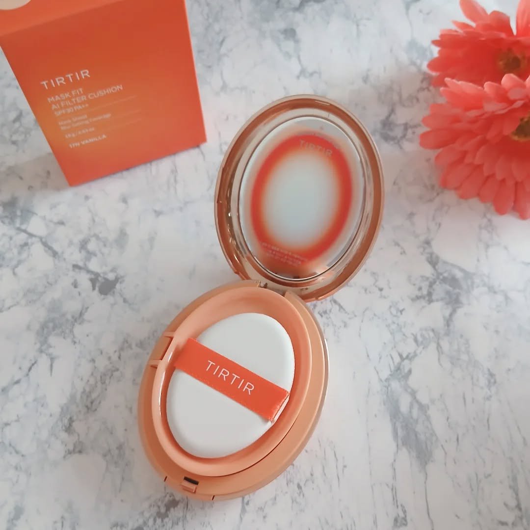 マスクフィット エーアイフィルタークッション 17N/TIRTIR(ティルティル)/クッションファンデーションを使ったクチコミ（3枚目）