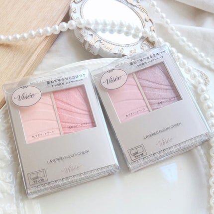 レイヤード フルリ チーク/Visée/パウダーチークを使ったクチコミ(2枚目)