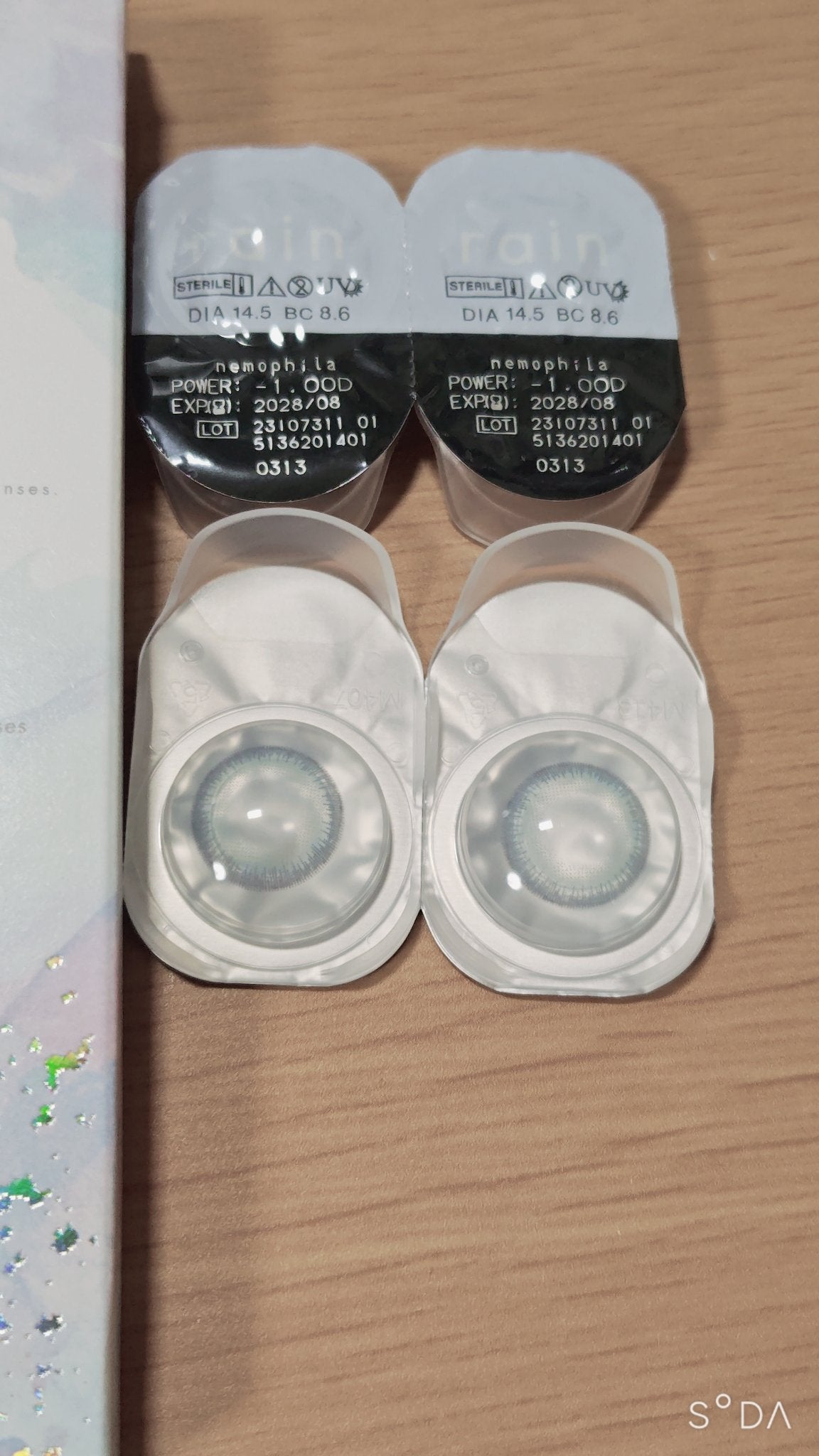 rain 1day/rain/ワンデー(1DAY)カラコンを使ったクチコミ(2枚目)