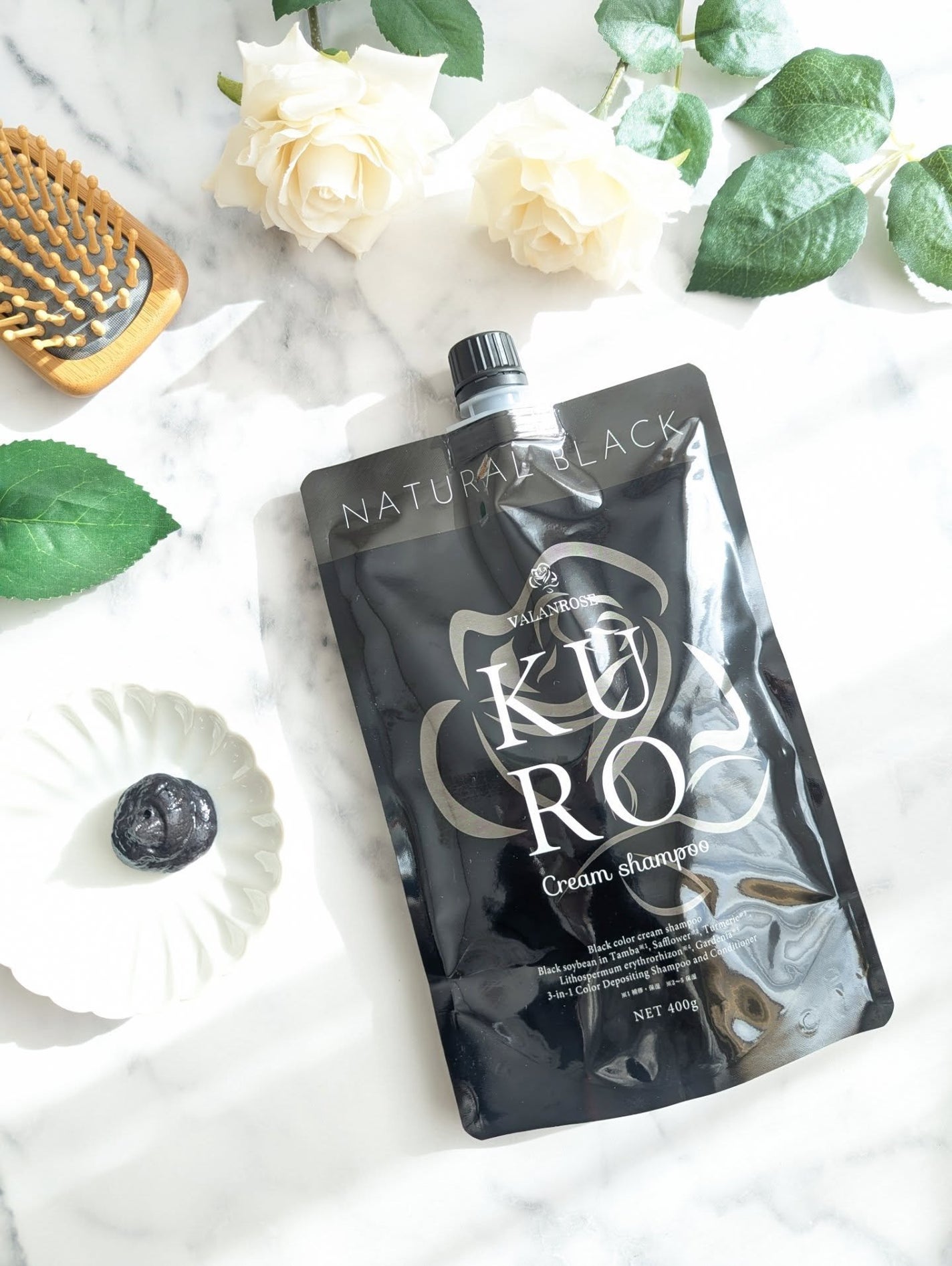 KUROクリームシャンプー/VALANROSE/市販シャンプーを使ったクチコミ(1枚目)