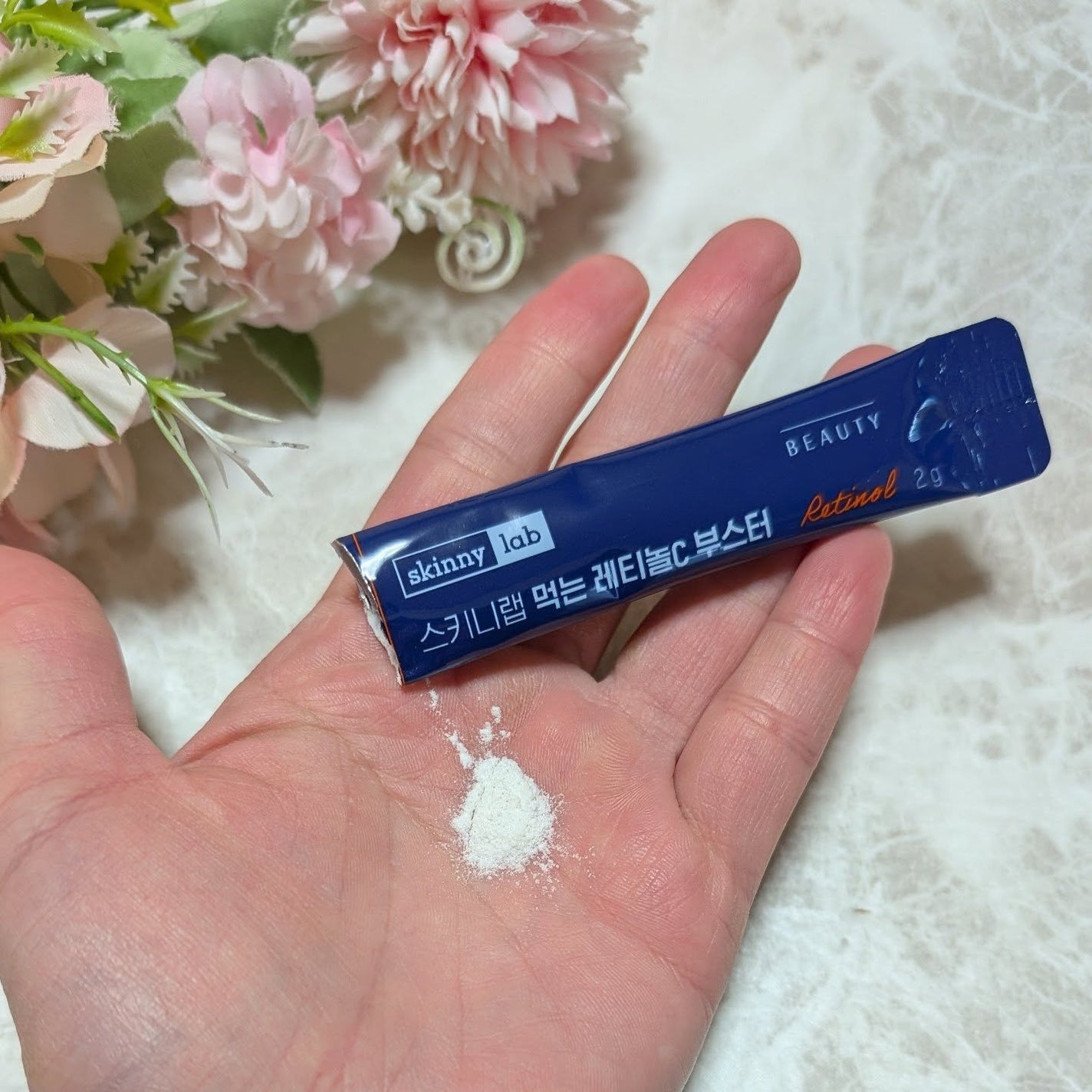 食べるレチノールCブースター/スキニーラボ/美容ドリンクを使ったクチコミ(4枚目)