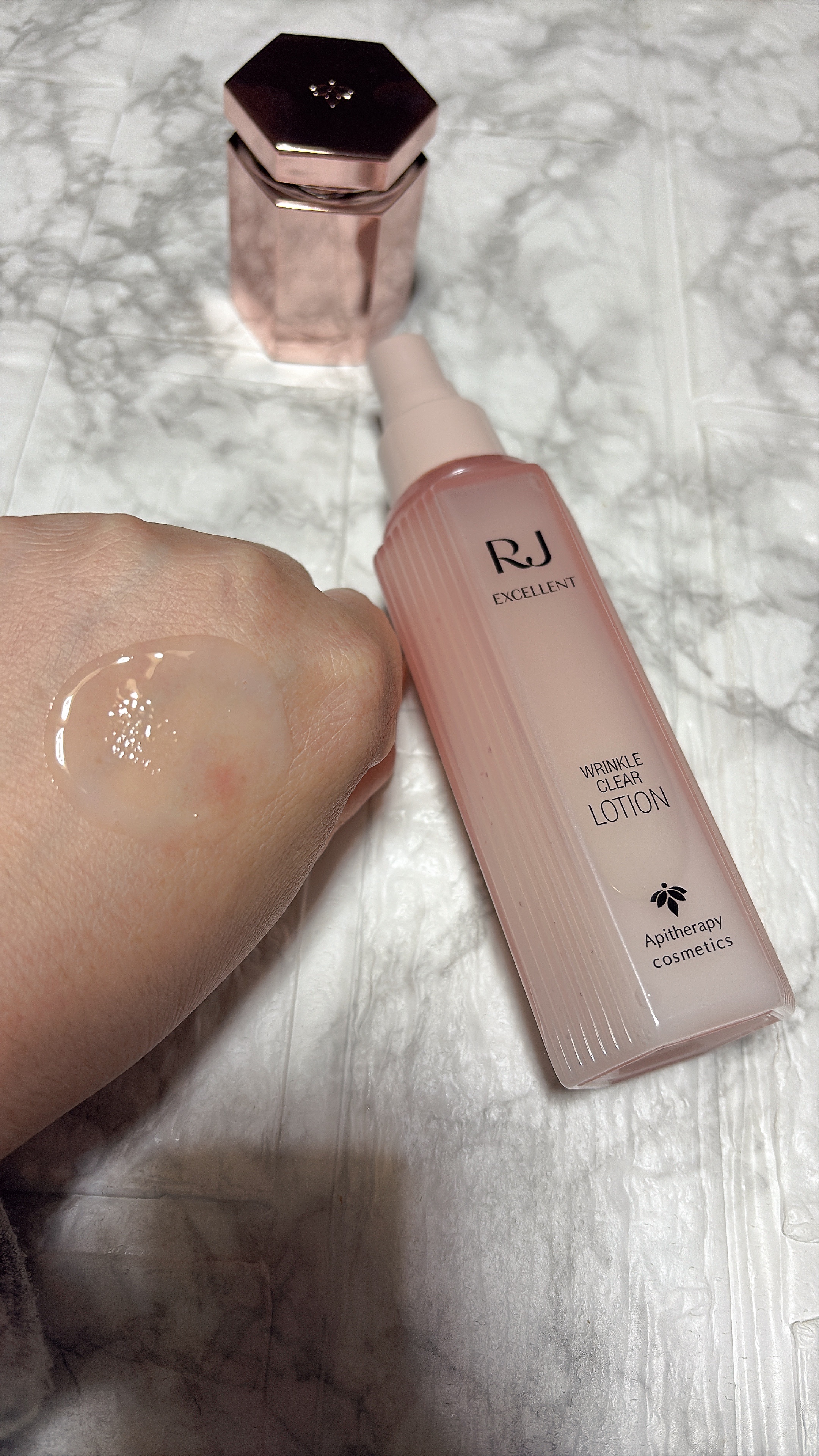 RJ エクセレント 薬用リンクルクリアローション/アピセラピーコスメティクス/化粧水を使ったクチコミ（2枚目）