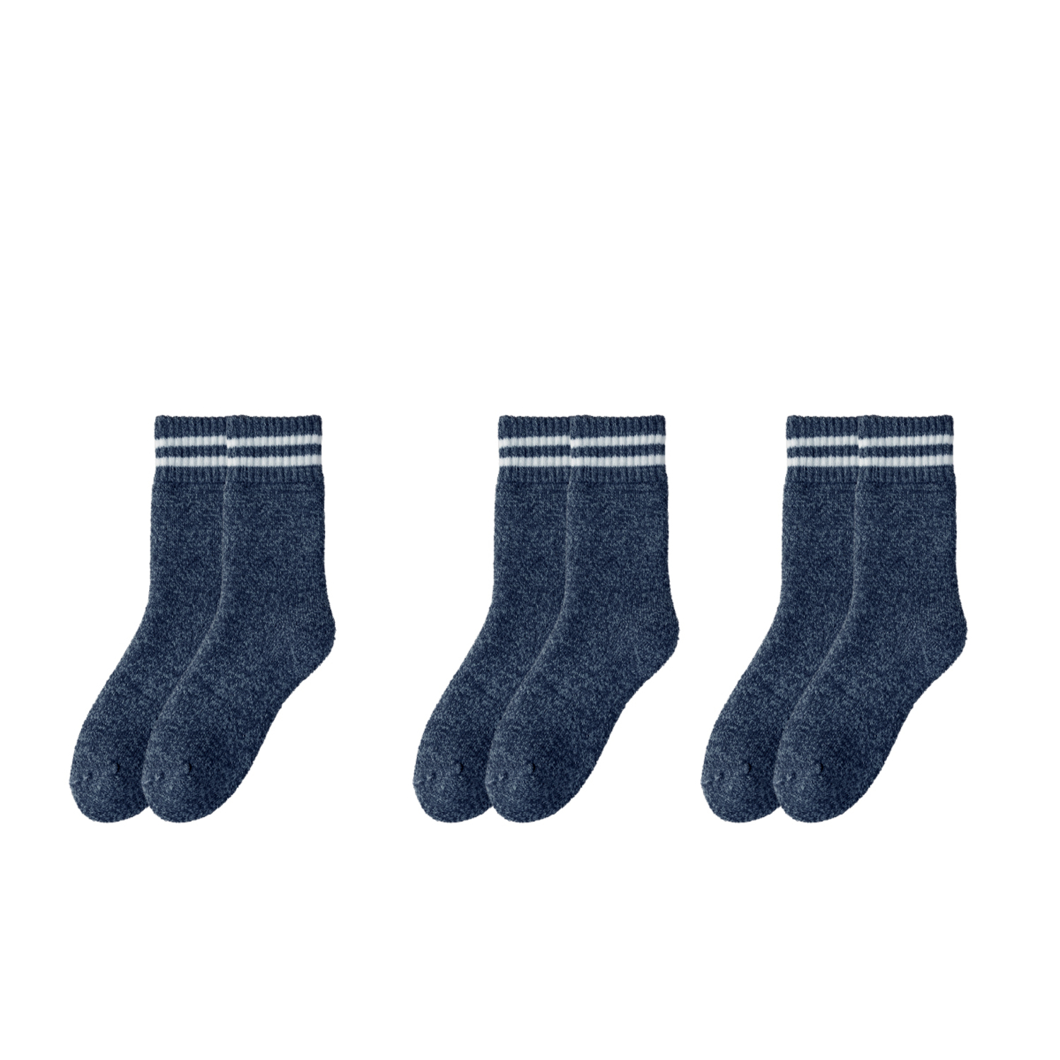 靴下 3足組 ネイビー