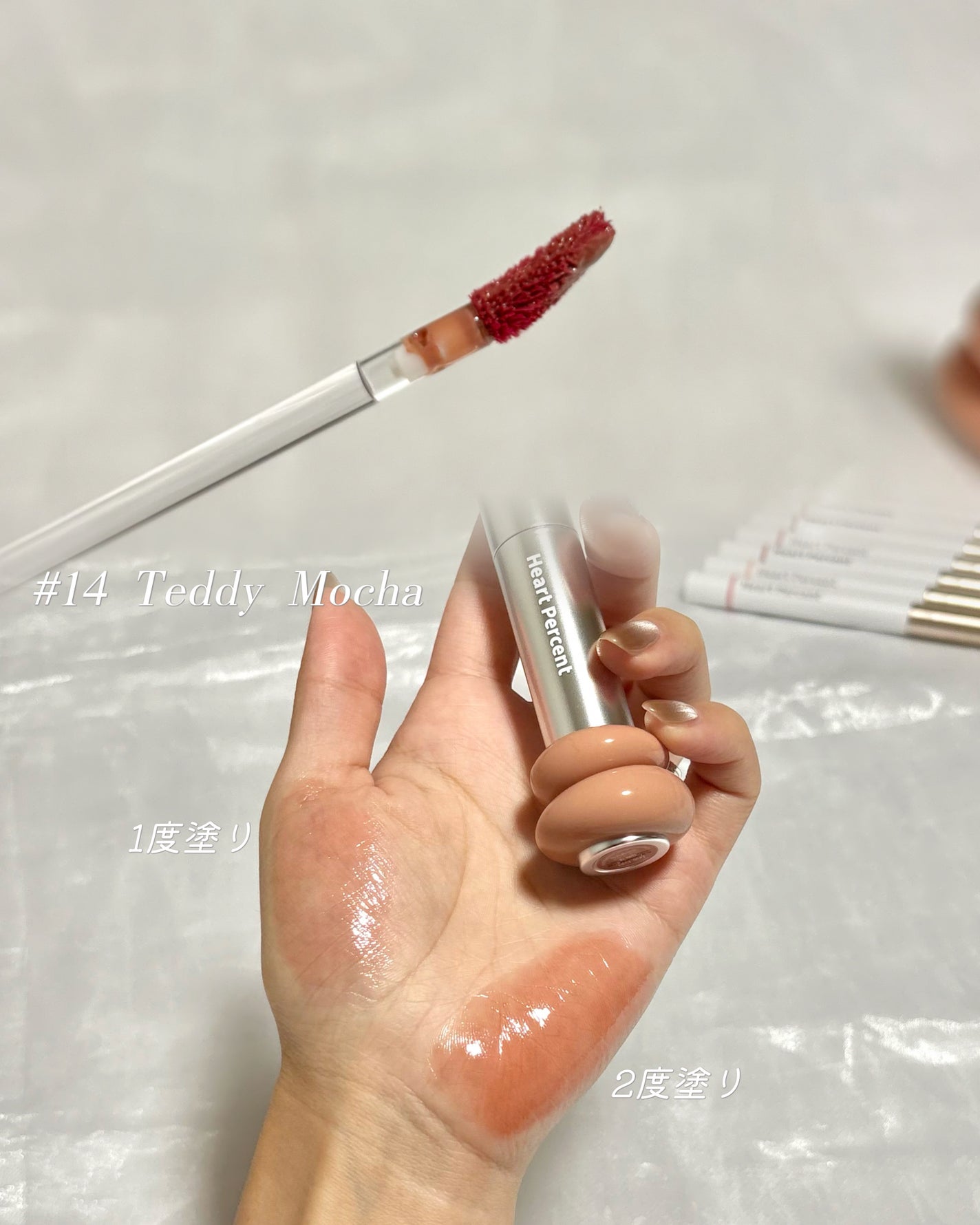 ドットオンムードリップペンシル/Heart Percent/リップライナーを使ったクチコミ(4枚目)