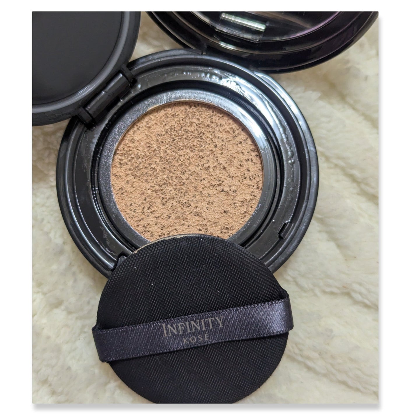 クッション セラム グロウ/インフィニティ/クッションファンデーションを使ったクチコミ(2枚目)