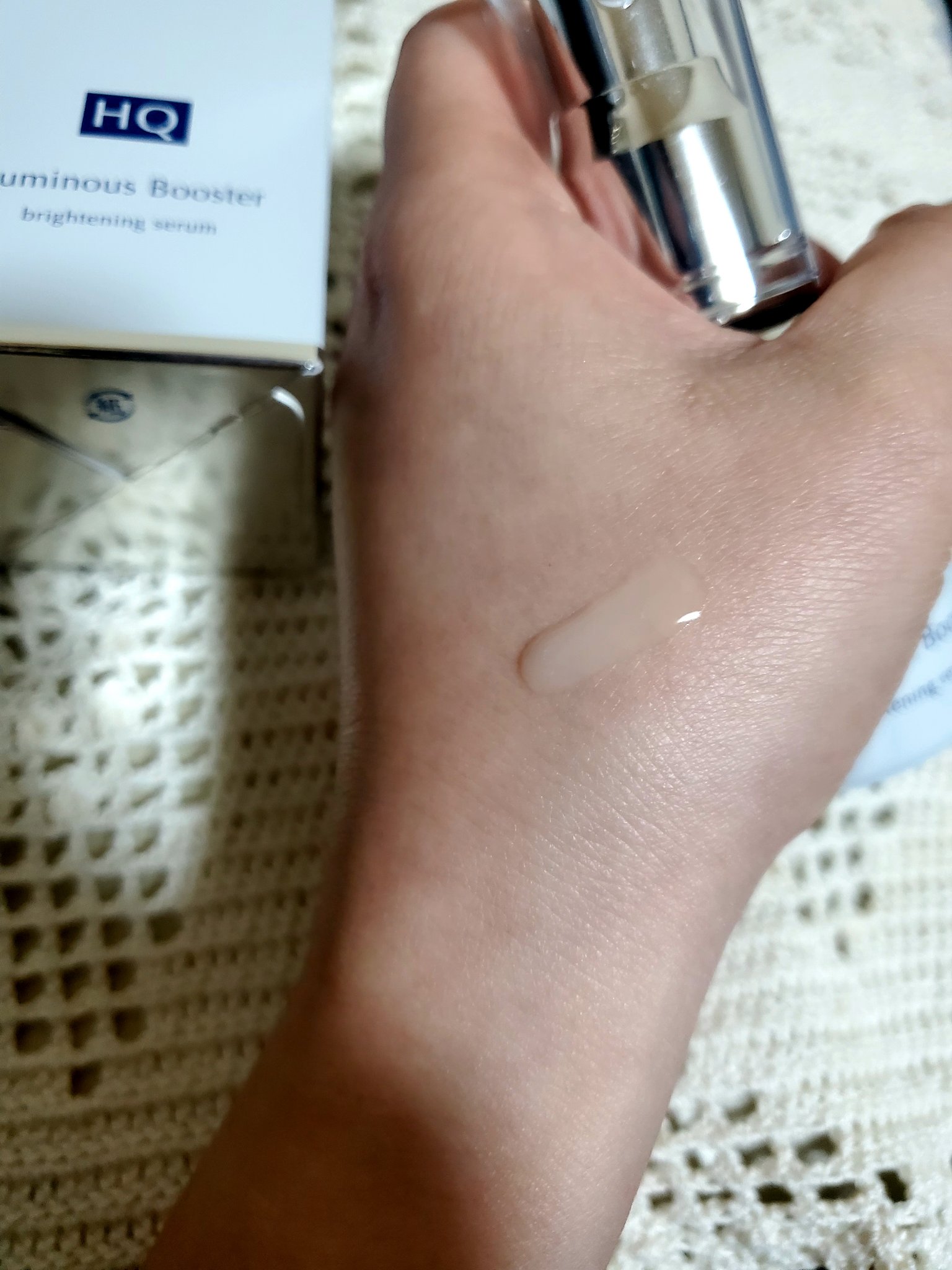 ルミナスHQブースター/アンプルール/ブースター・導入液を使ったクチコミ（2枚目）
