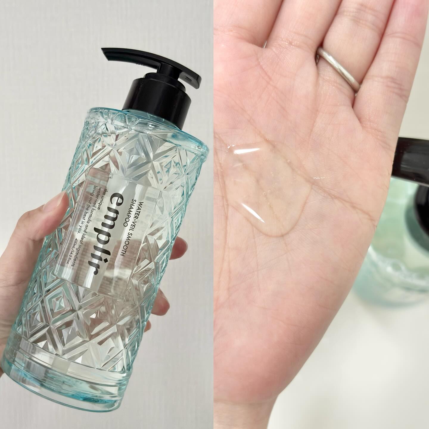 ウォーターベール スムース ヘアミルク/emplir/ヘアミルクを使ったクチコミ（2枚目）