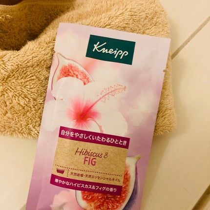 クナイプ バスソルト ハイビスカス&フィグの香り/クナイプ/無機塩系入浴剤を使ったクチコミ(1枚目)
