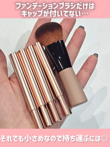 Mini Maru メイクファンデーションブラシ/貝印/メイクブラシを使ったクチコミ(7枚目)